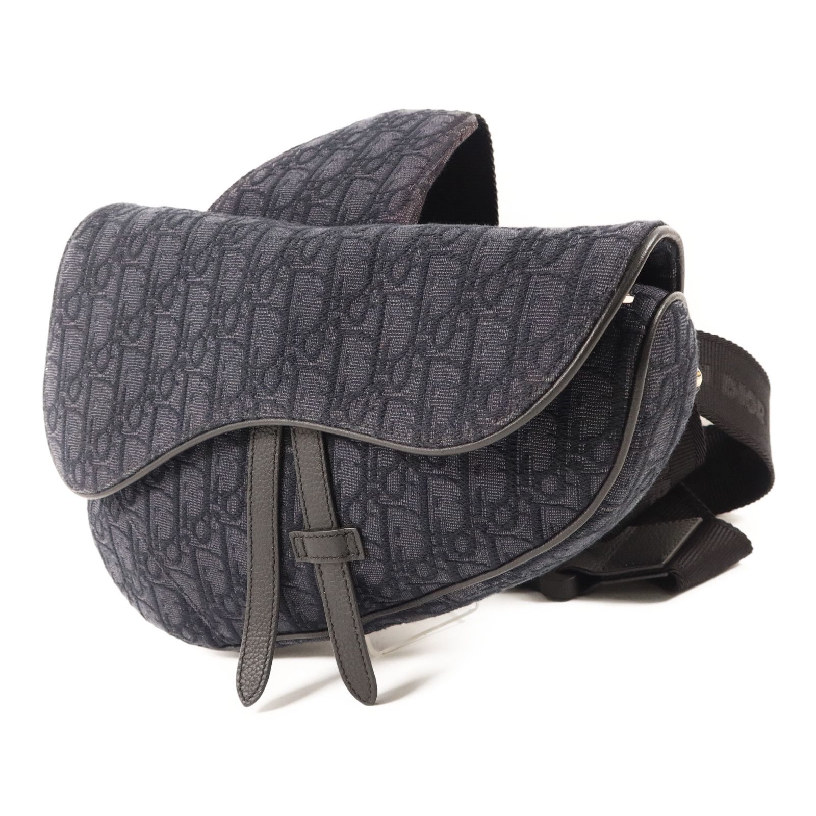 Christian Dior Oblique Mens Saddle Bag — view 3