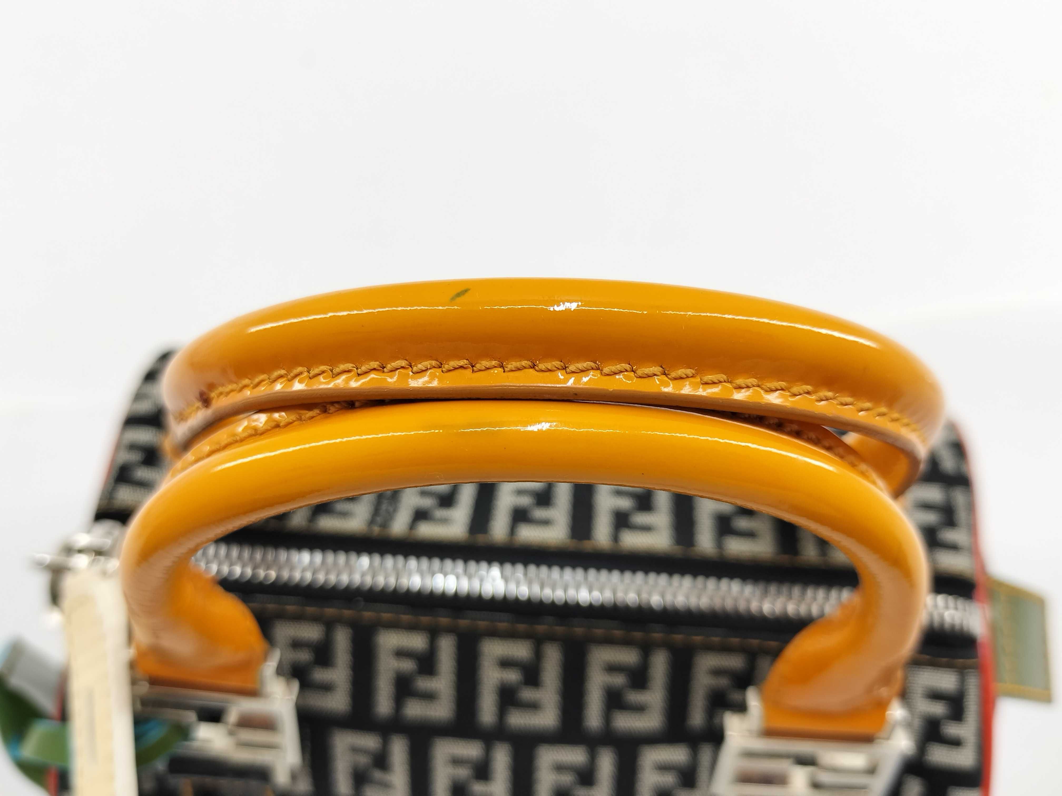 Mini Boston Bag, Zucchino, Multicolor, Cadena Key Handbag — view 9