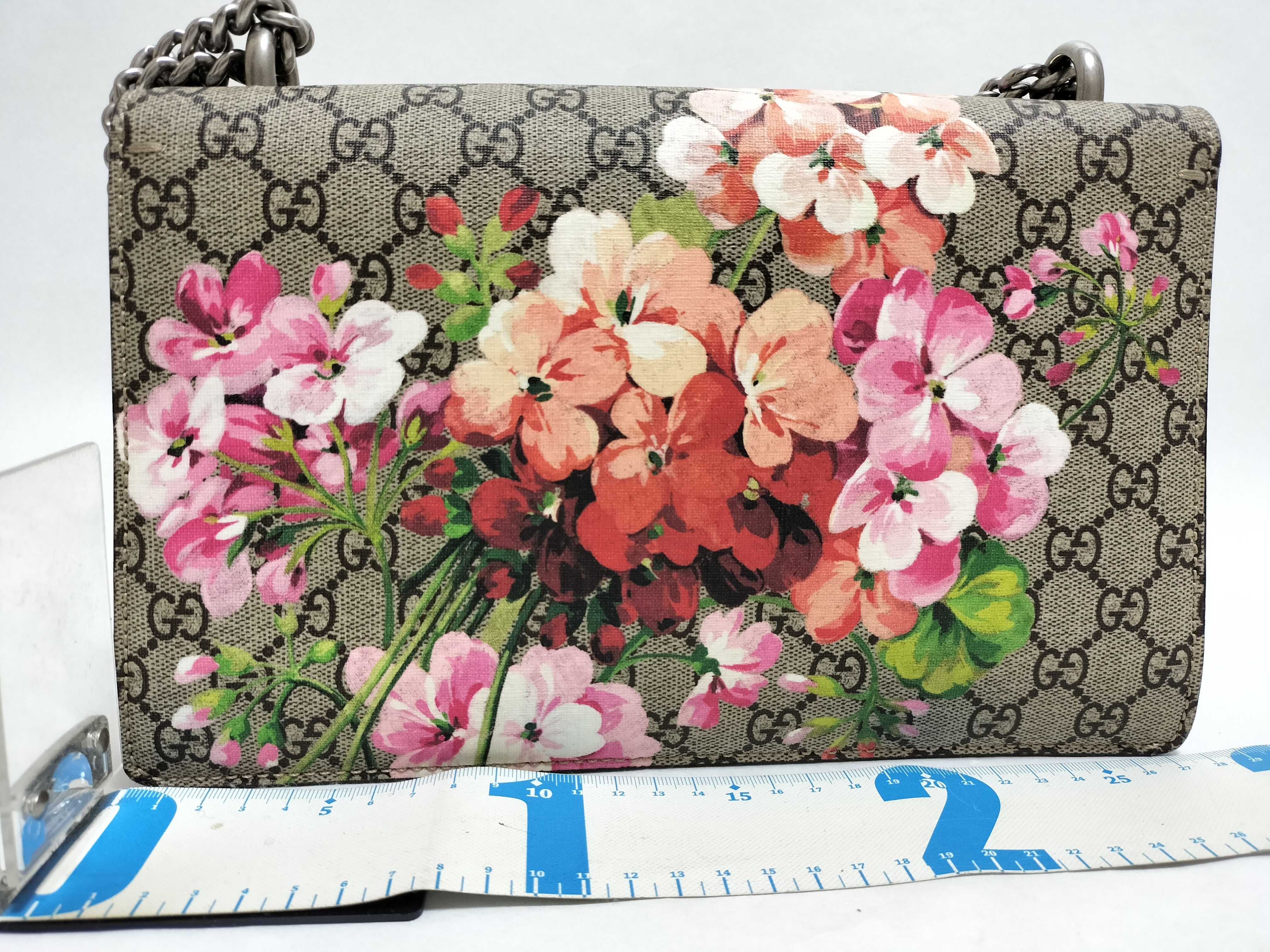 GG Supreme Bag DIONYSUS GG SUPREME CHAIN SHOULDER FLOWER 400249 Shoulder Bag — view 2