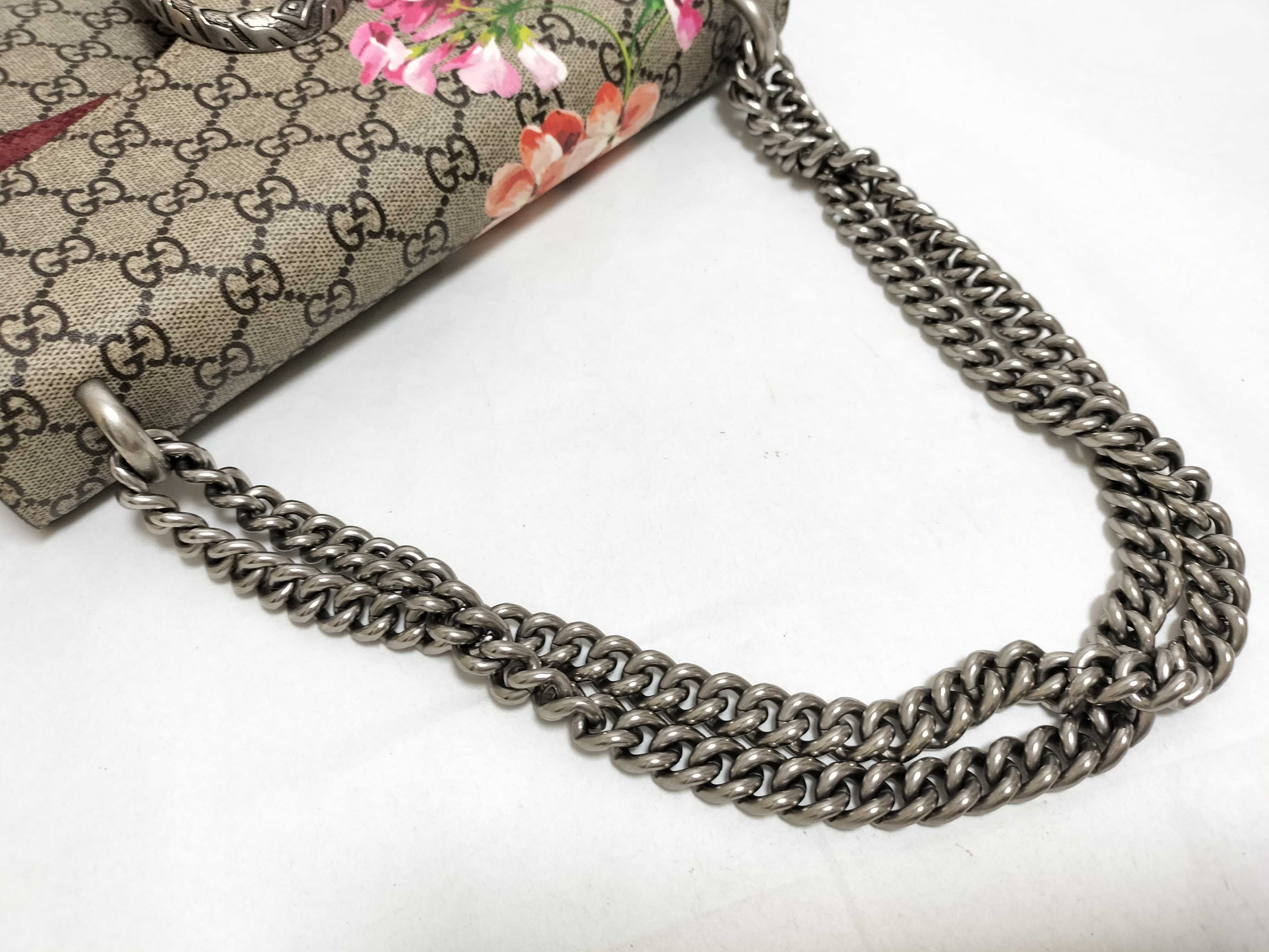 GG Supreme Bag DIONYSUS GG SUPREME CHAIN SHOULDER FLOWER 400249 Shoulder Bag — view 3