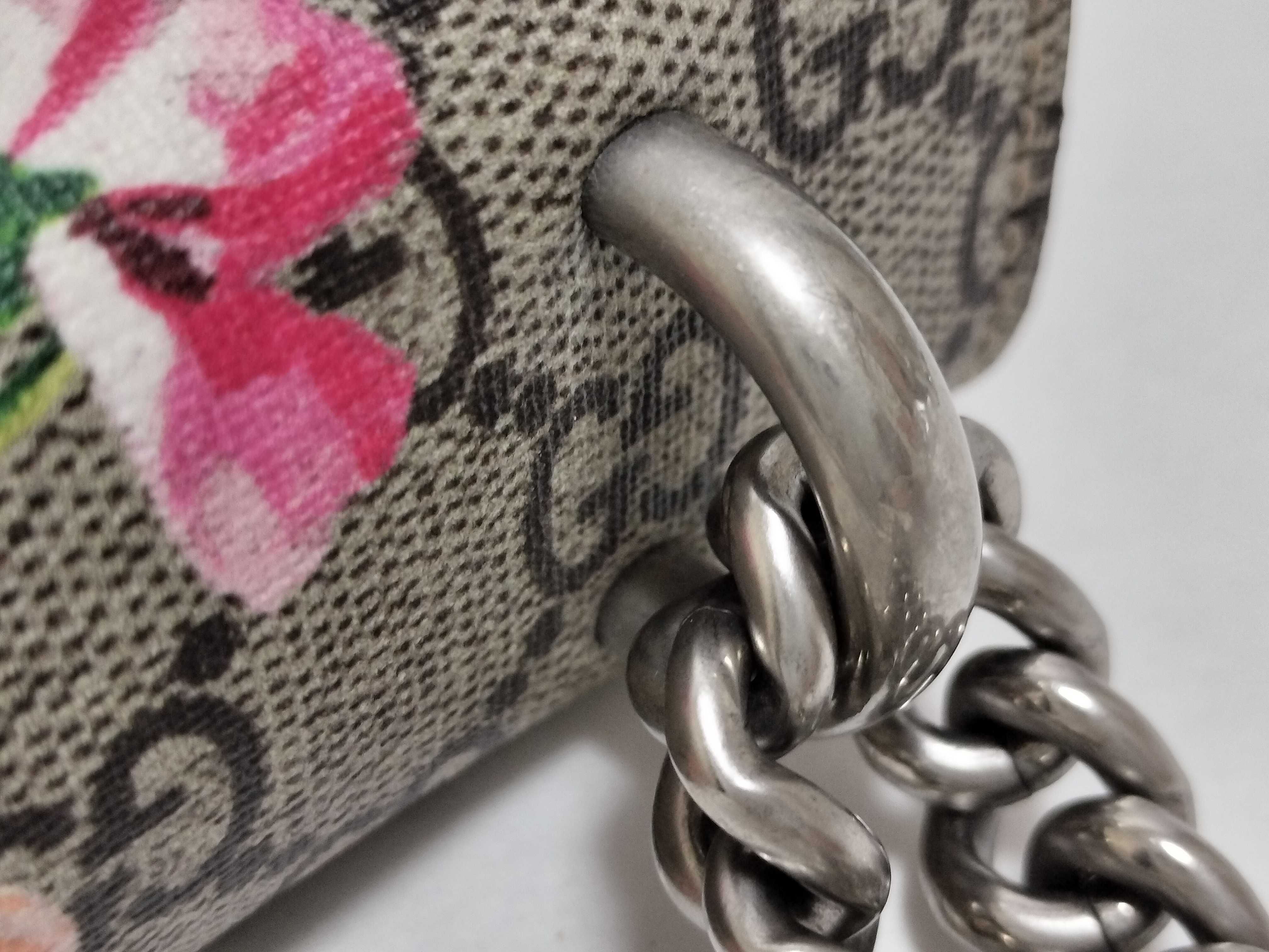 GG Supreme Bag DIONYSUS GG SUPREME CHAIN SHOULDER FLOWER 400249 Shoulder Bag — view 6