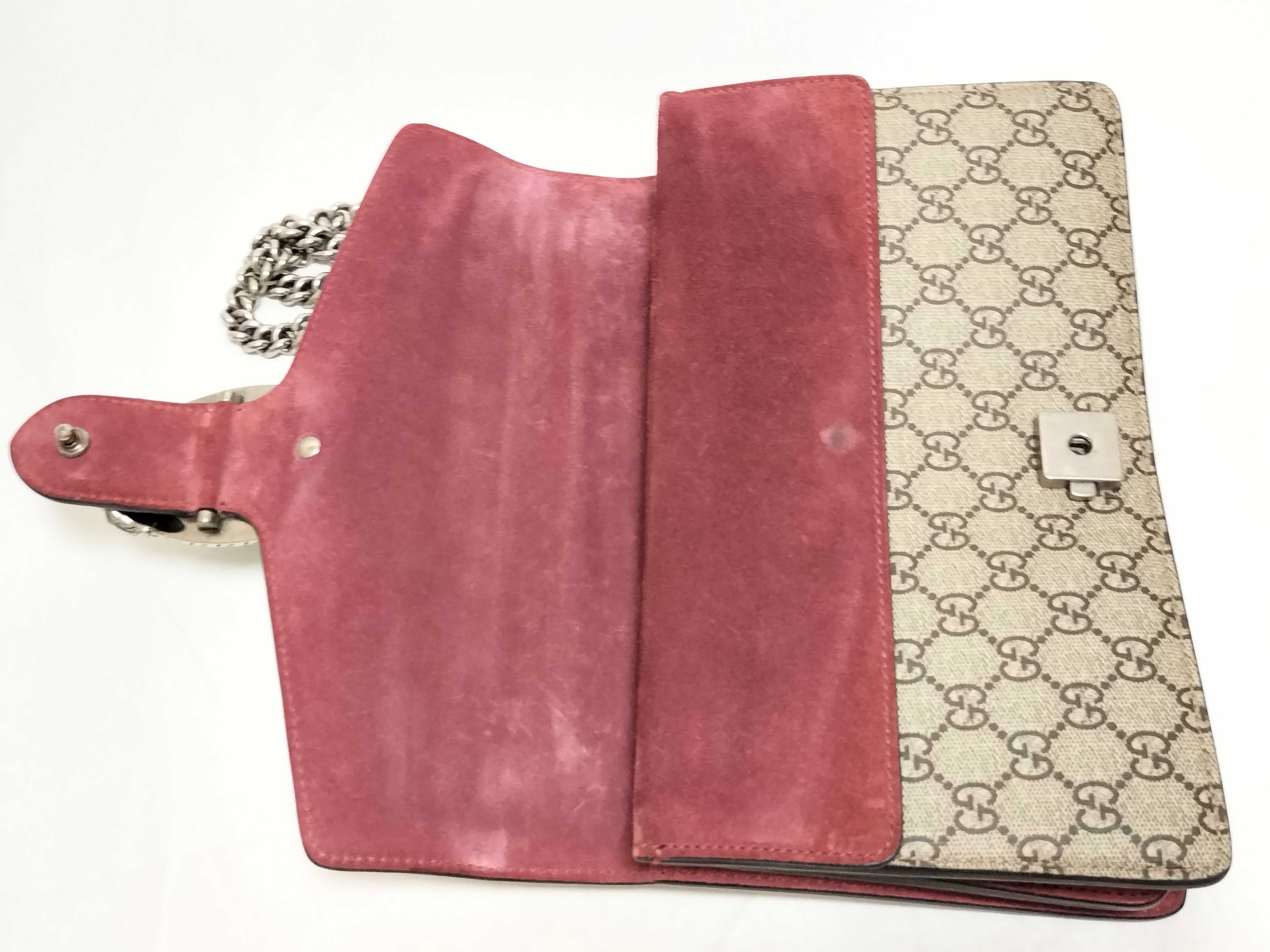 GG Supreme Bag DIONYSUS GG SUPREME CHAIN SHOULDER FLOWER 400249 Shoulder Bag — view 9