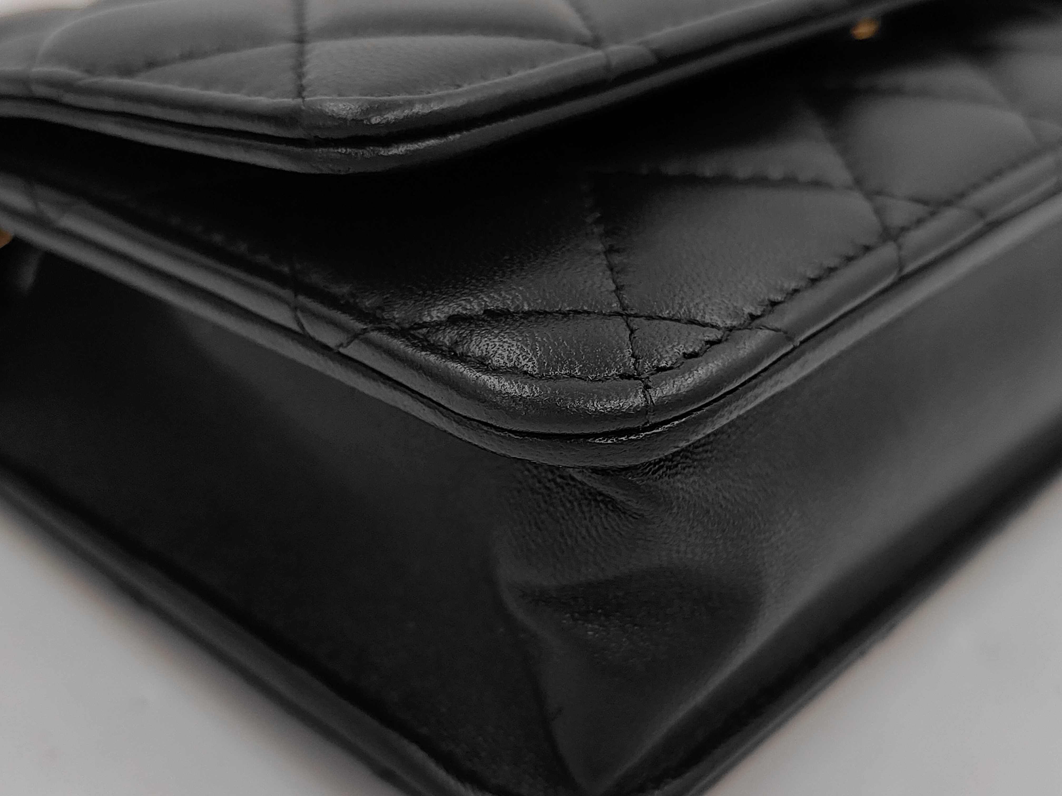 Matelassé Chain Wallet Shoulder Bag — view 3