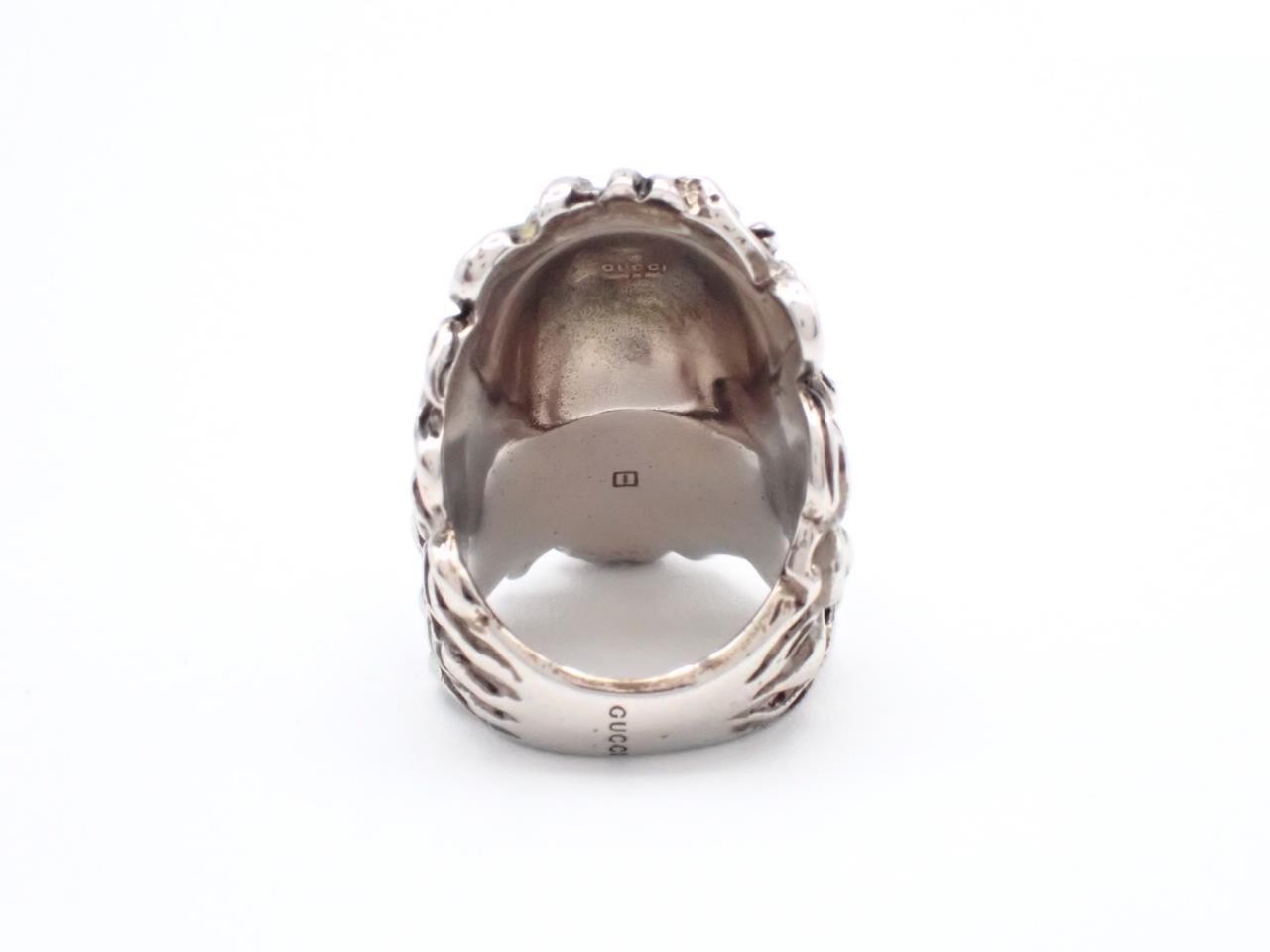 Lion Head Ring, Size #7 — view 2