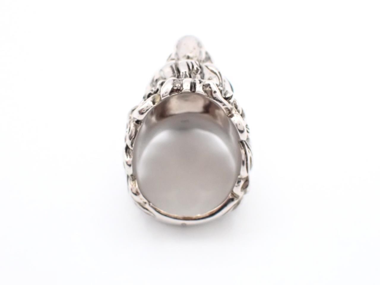 Lion Head Ring, Size #7 — view 3