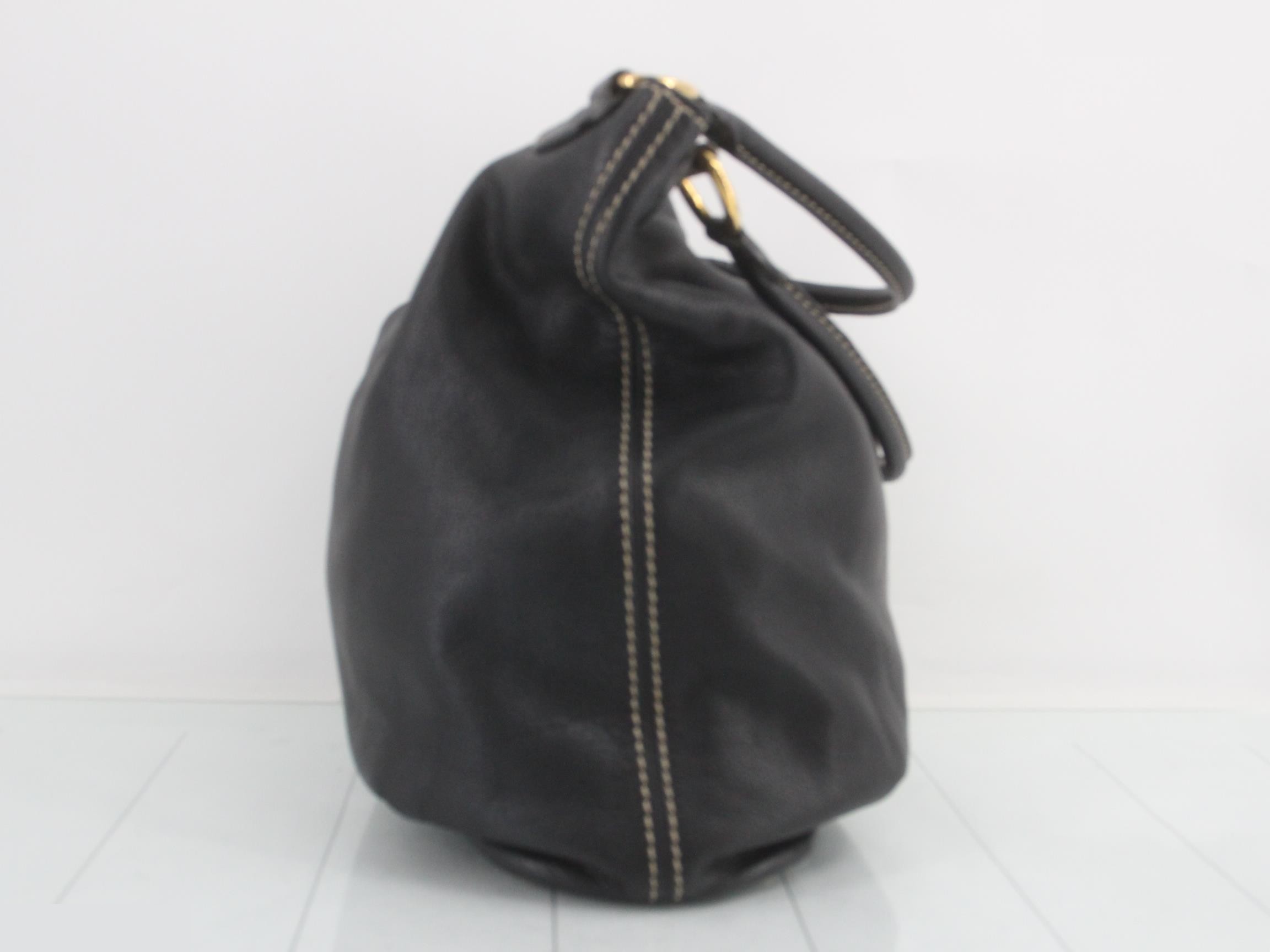 leather shoulder bag — view 3