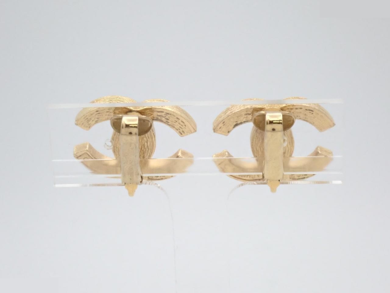 Coco Mark Gold Earrings — view 2