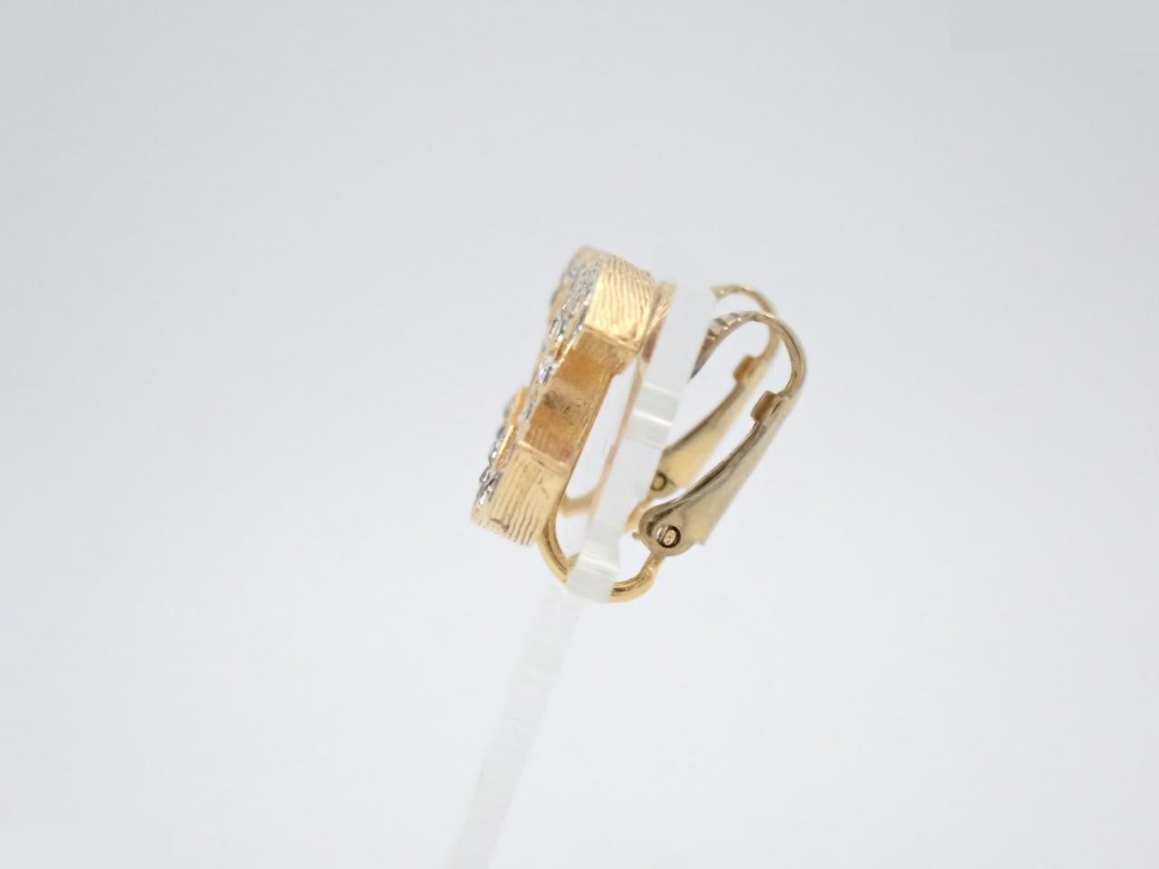 Coco Mark Gold Earrings — view 3