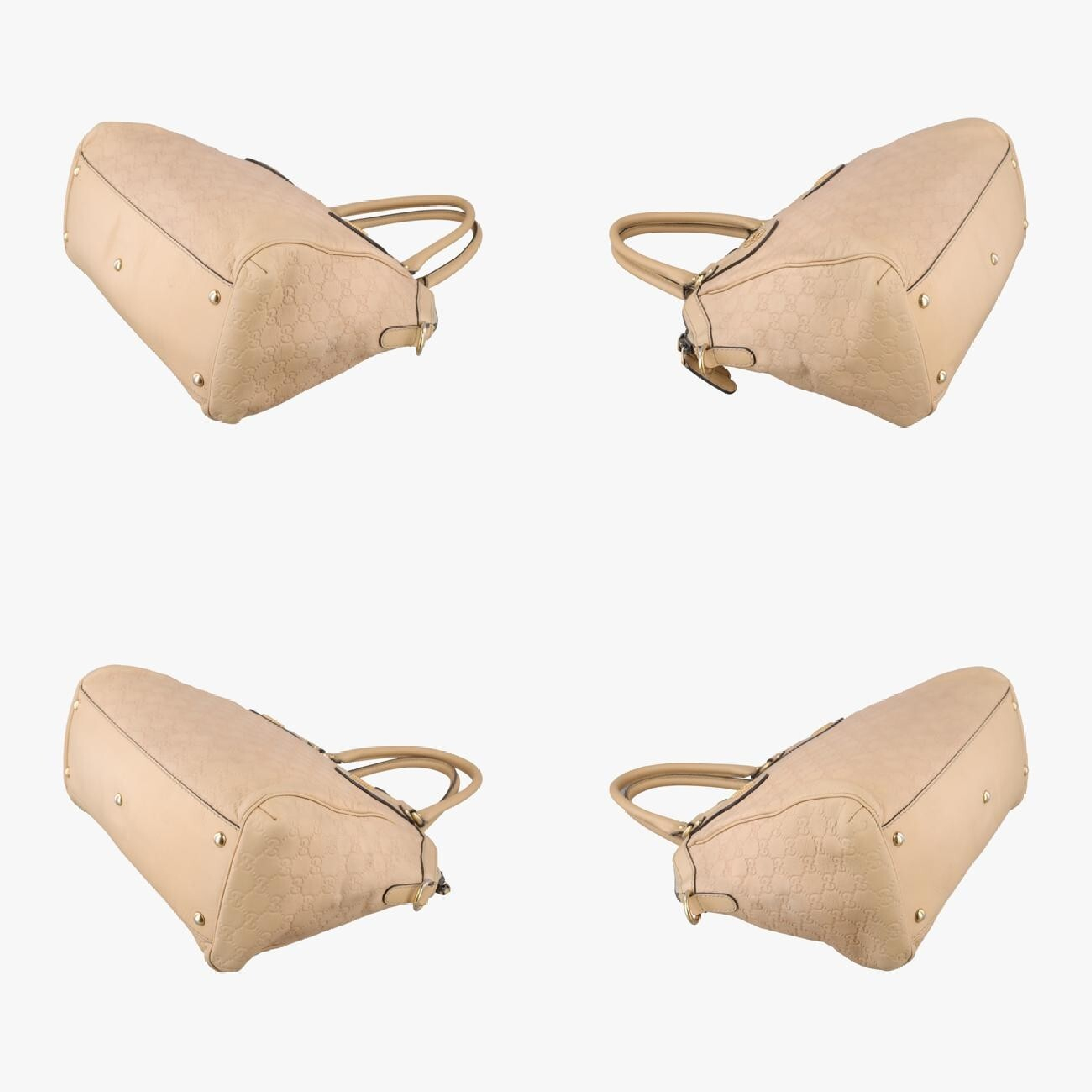 Scarlet Beige Leather Handbag 282299 F011117359 — view 4