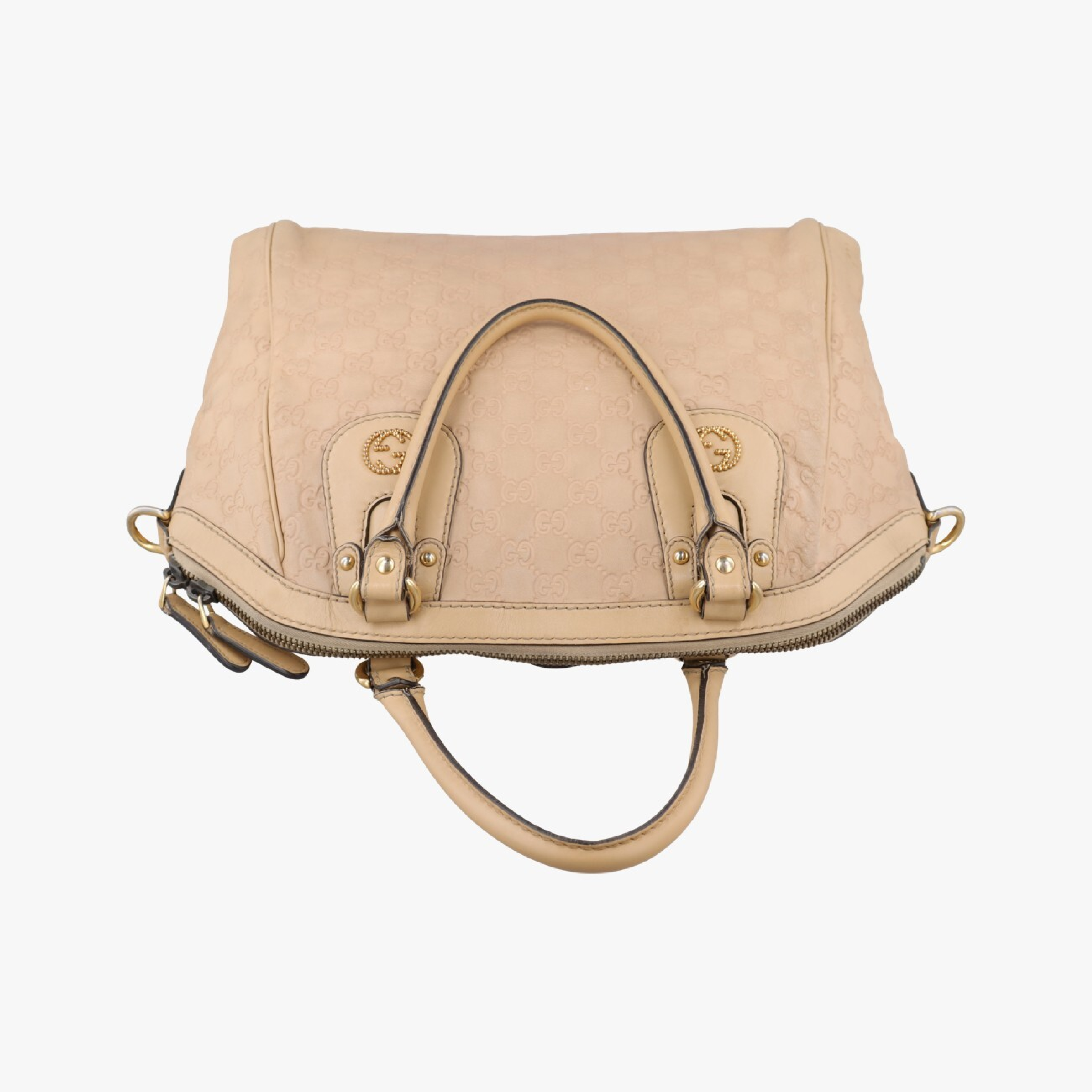 Scarlet Beige Leather Handbag 282299 F011117359 — view 5