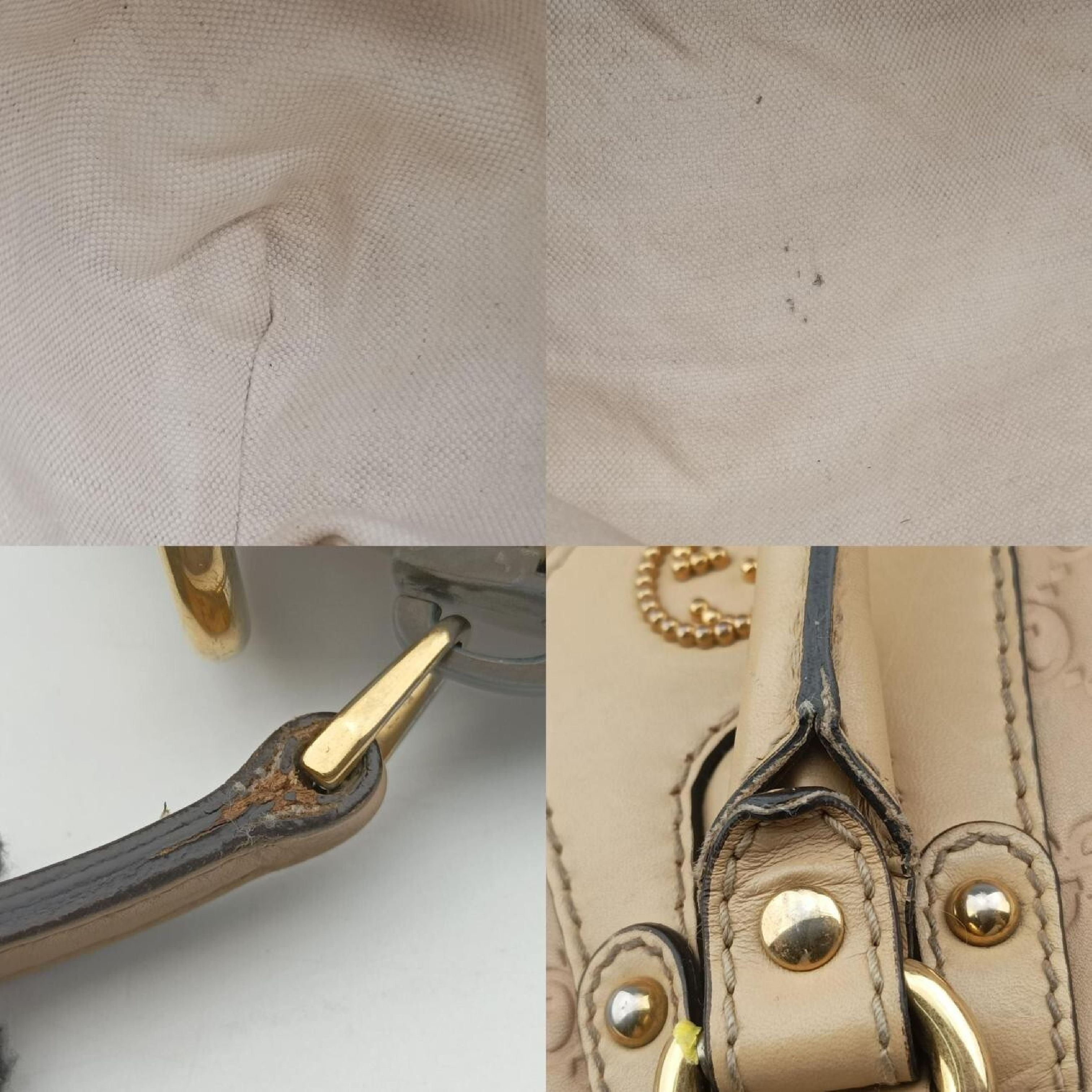 Scarlet Beige Leather Handbag 282299 F011117359 — view 9
