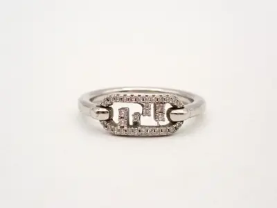 Ring, engraved "S", actual size #9.5