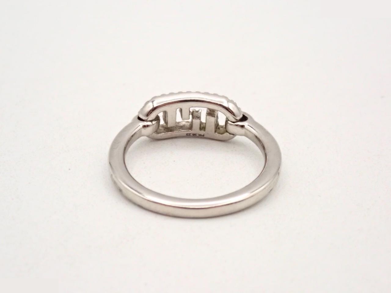 Ring, engraved "S", actual size #9.5 — view 2