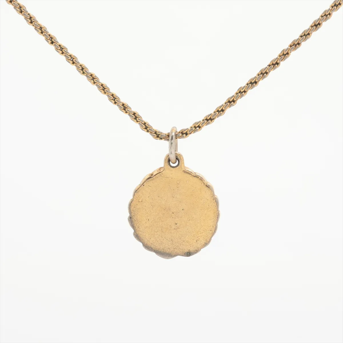 logo necklace, GP gold, — view 2