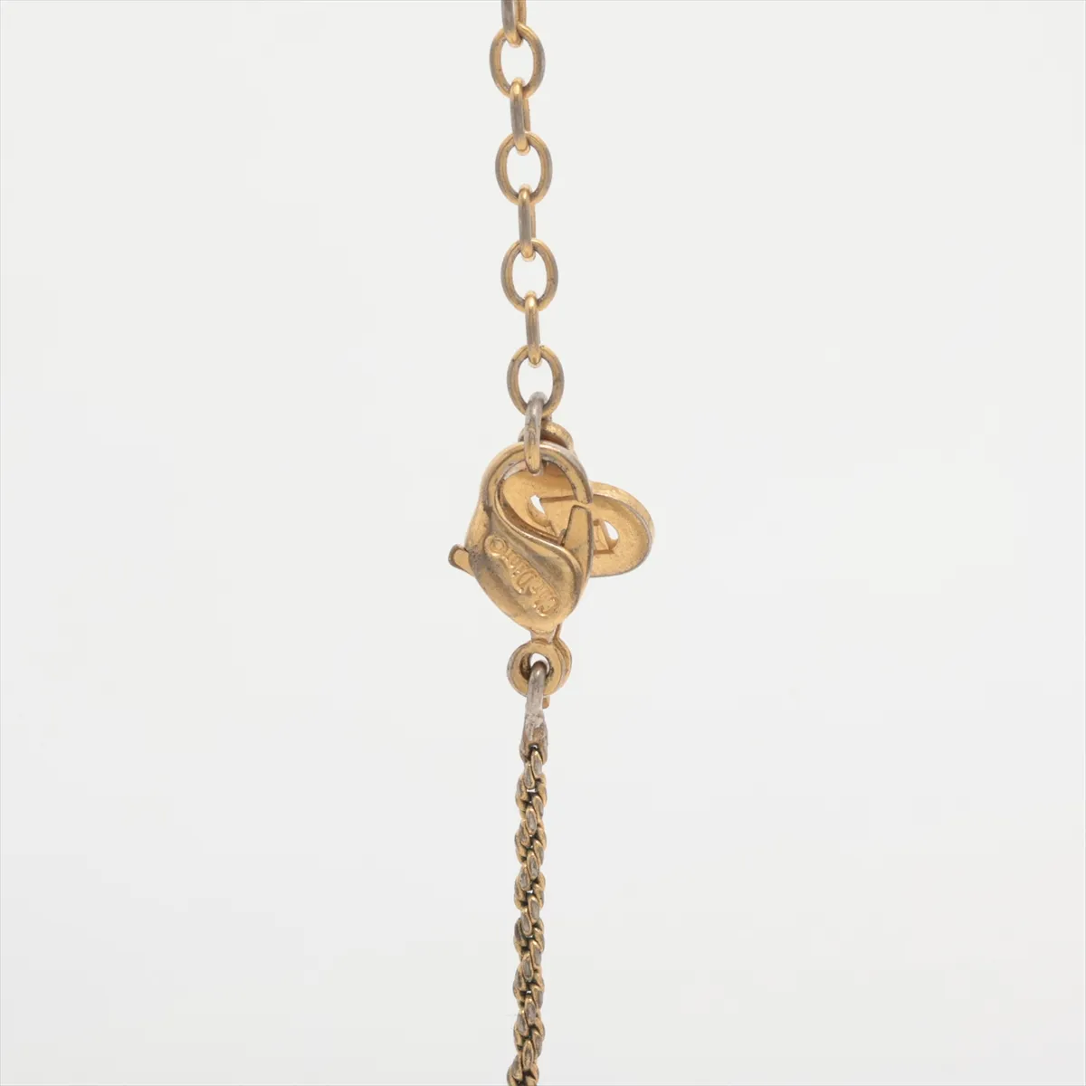 logo necklace, GP gold, — view 3