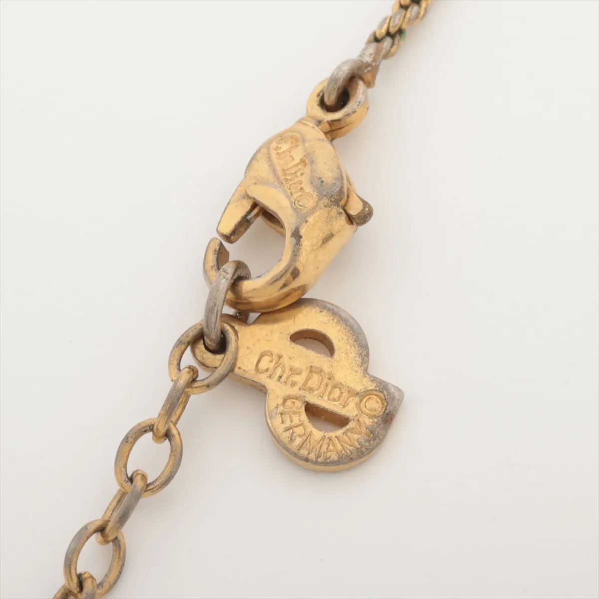 logo necklace, GP gold, — view 4