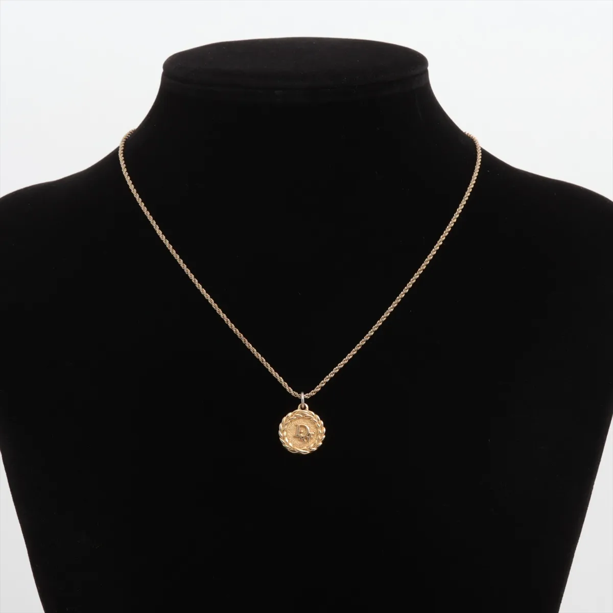 logo necklace, GP gold, — view 5