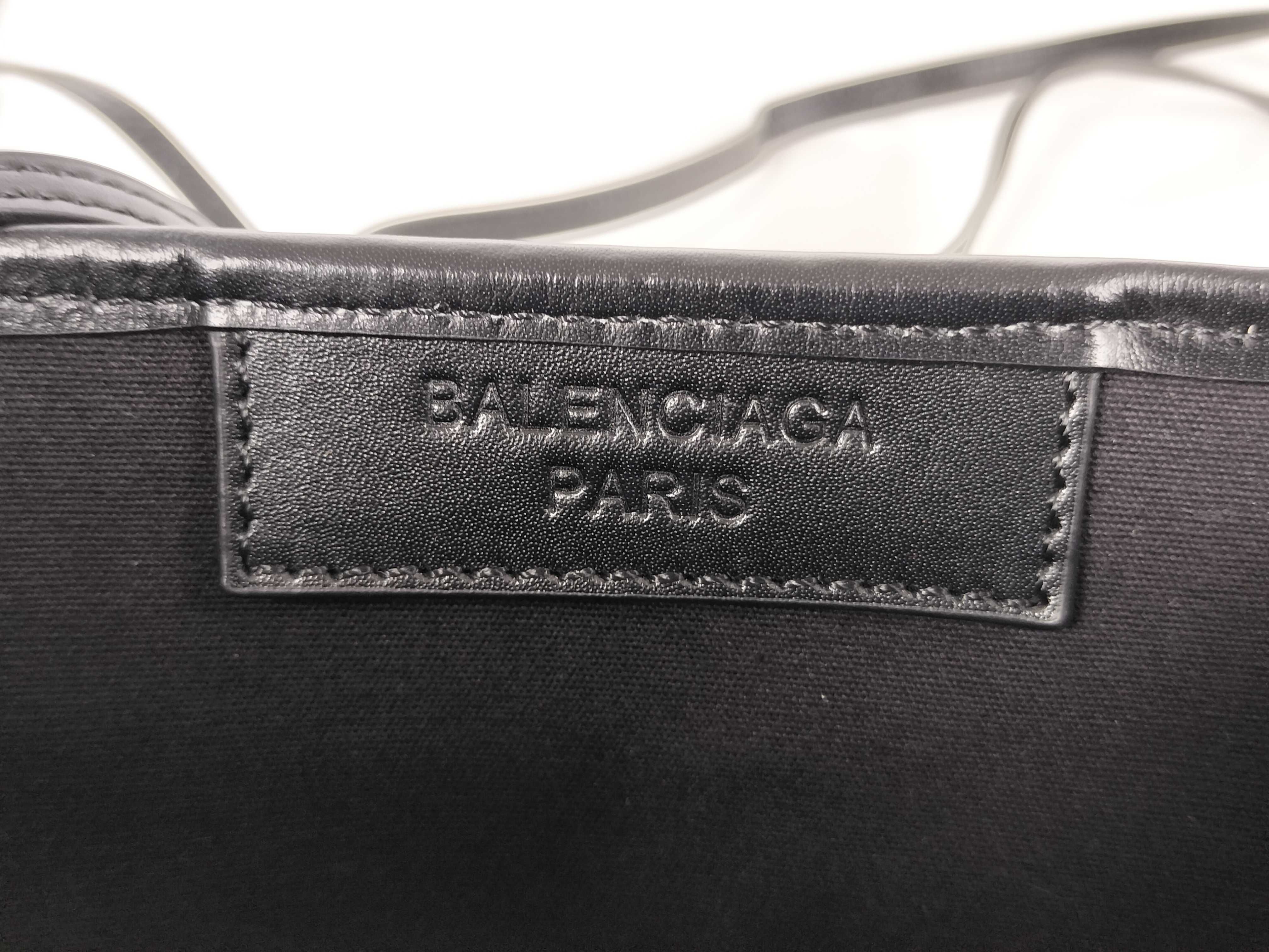Canvas x Leather 2-Way Handbag, Black — view 10