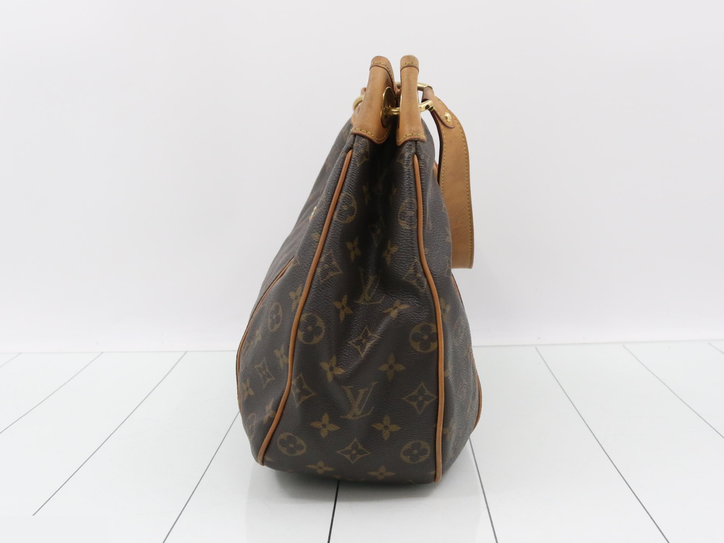 Monogram Galliera PM Shoulder Bag, Blonde, Gold Hardware — view 3