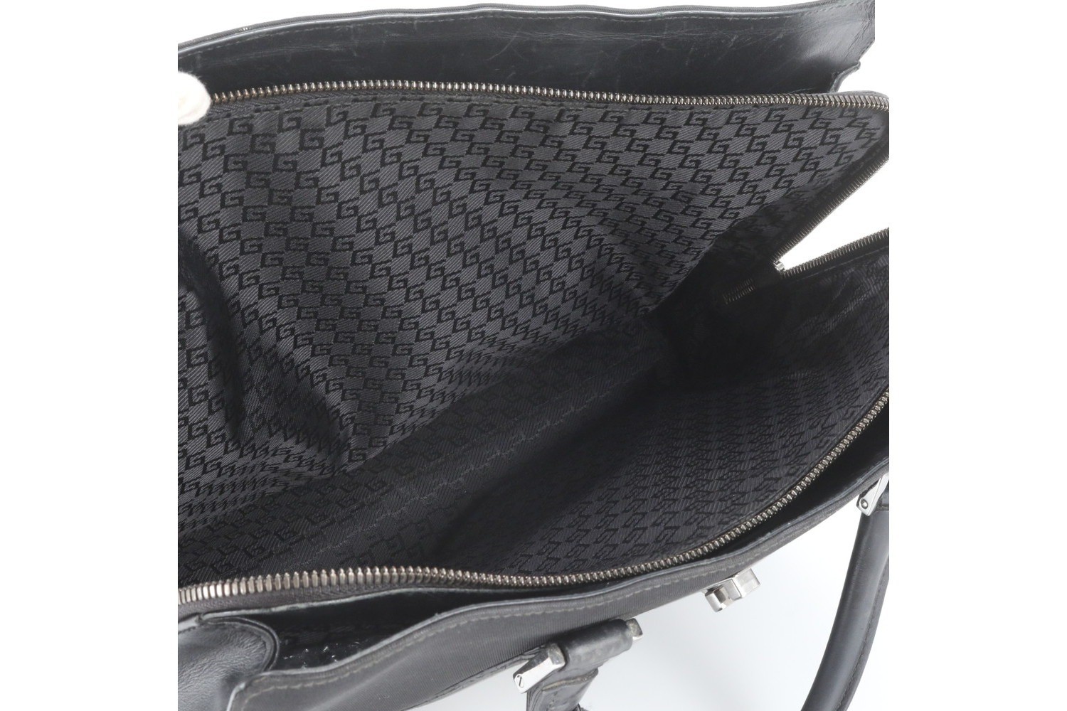 114262 Leather Nylon Business Bag Briefcase — view 6