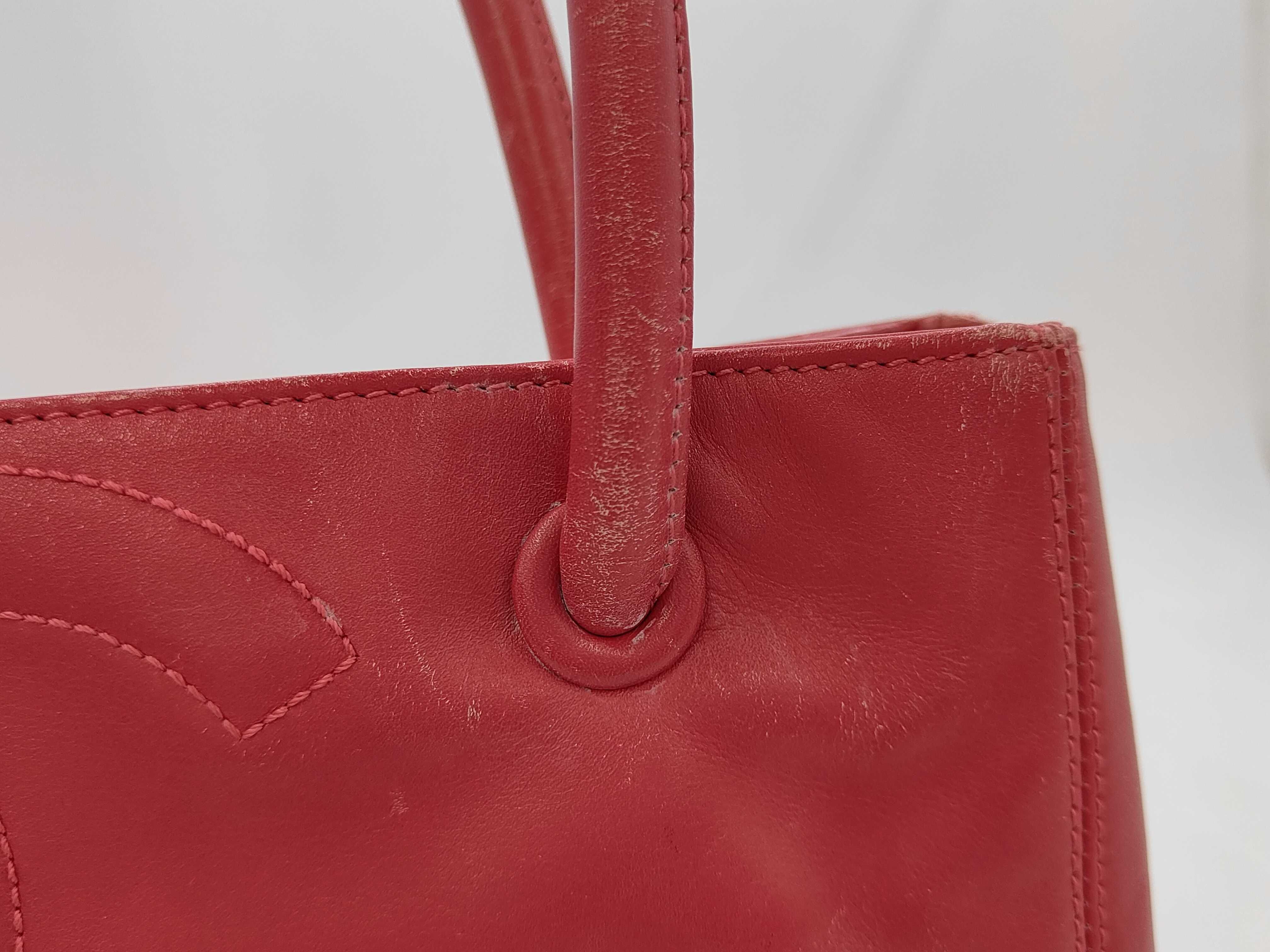 Triple Coco Handbag Tote Bag Lamb Pink Handbag — view 14