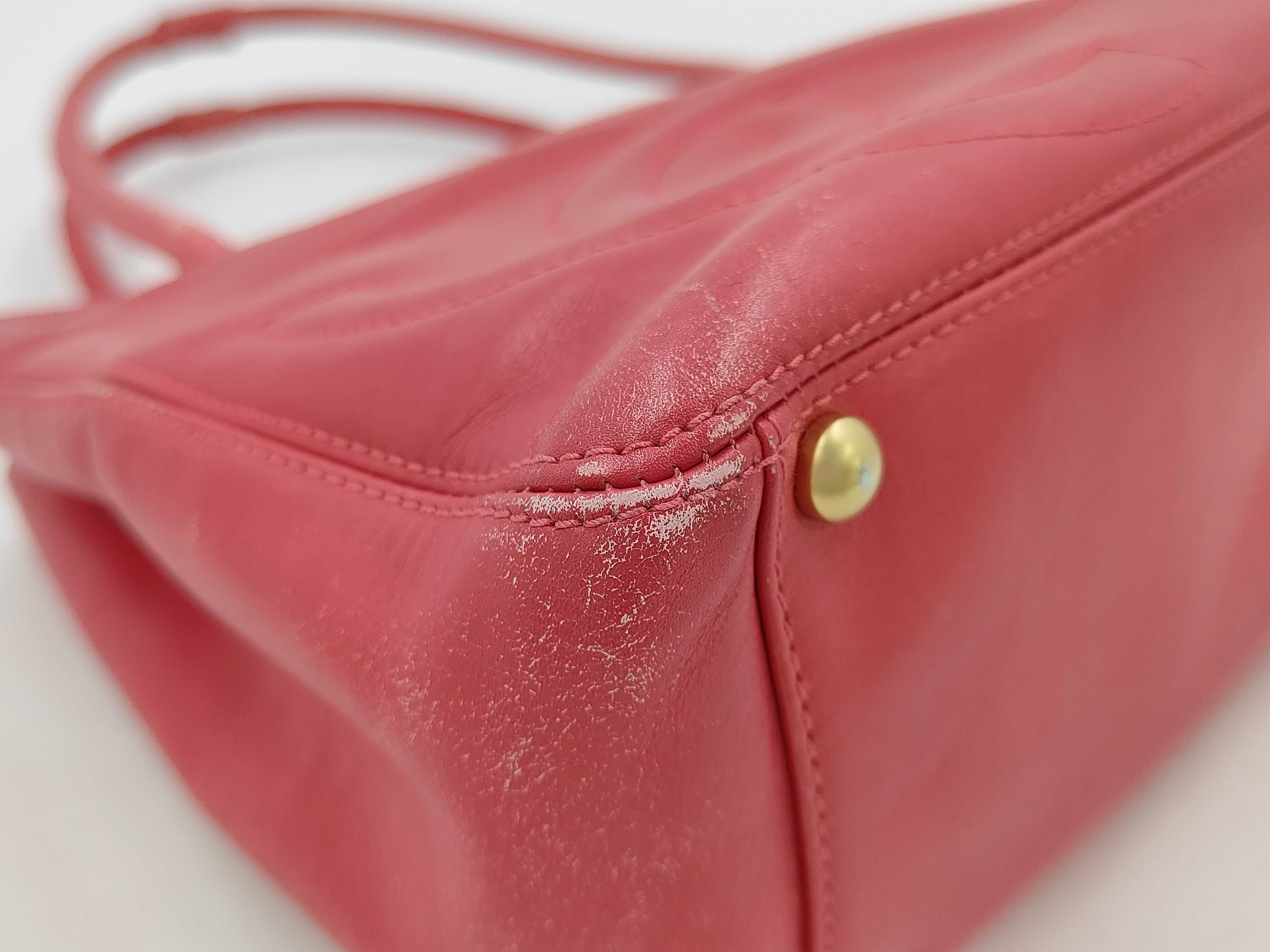 Triple Coco Handbag Tote Bag Lamb Pink Handbag — view 4