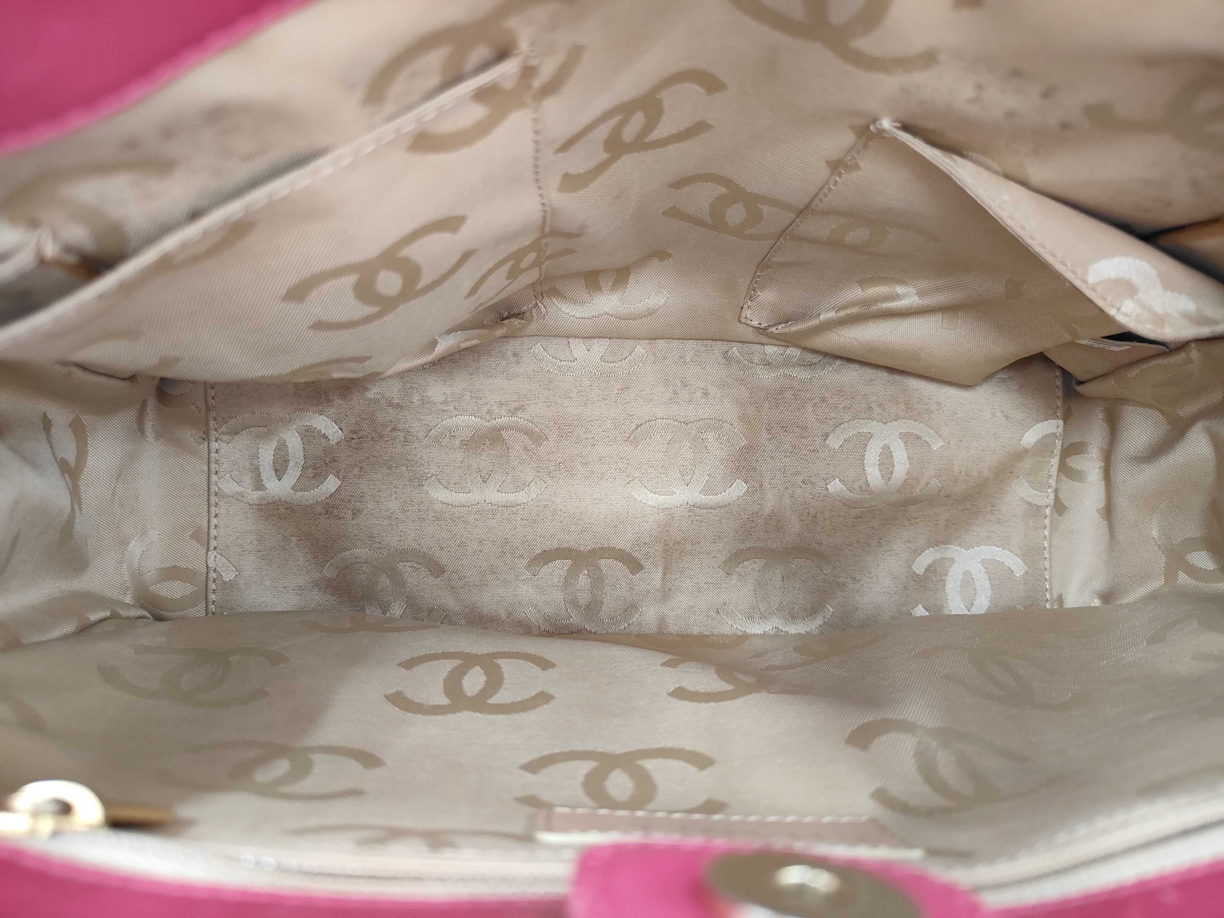 Triple Coco Handbag Tote Bag Lamb Pink Handbag — view 5