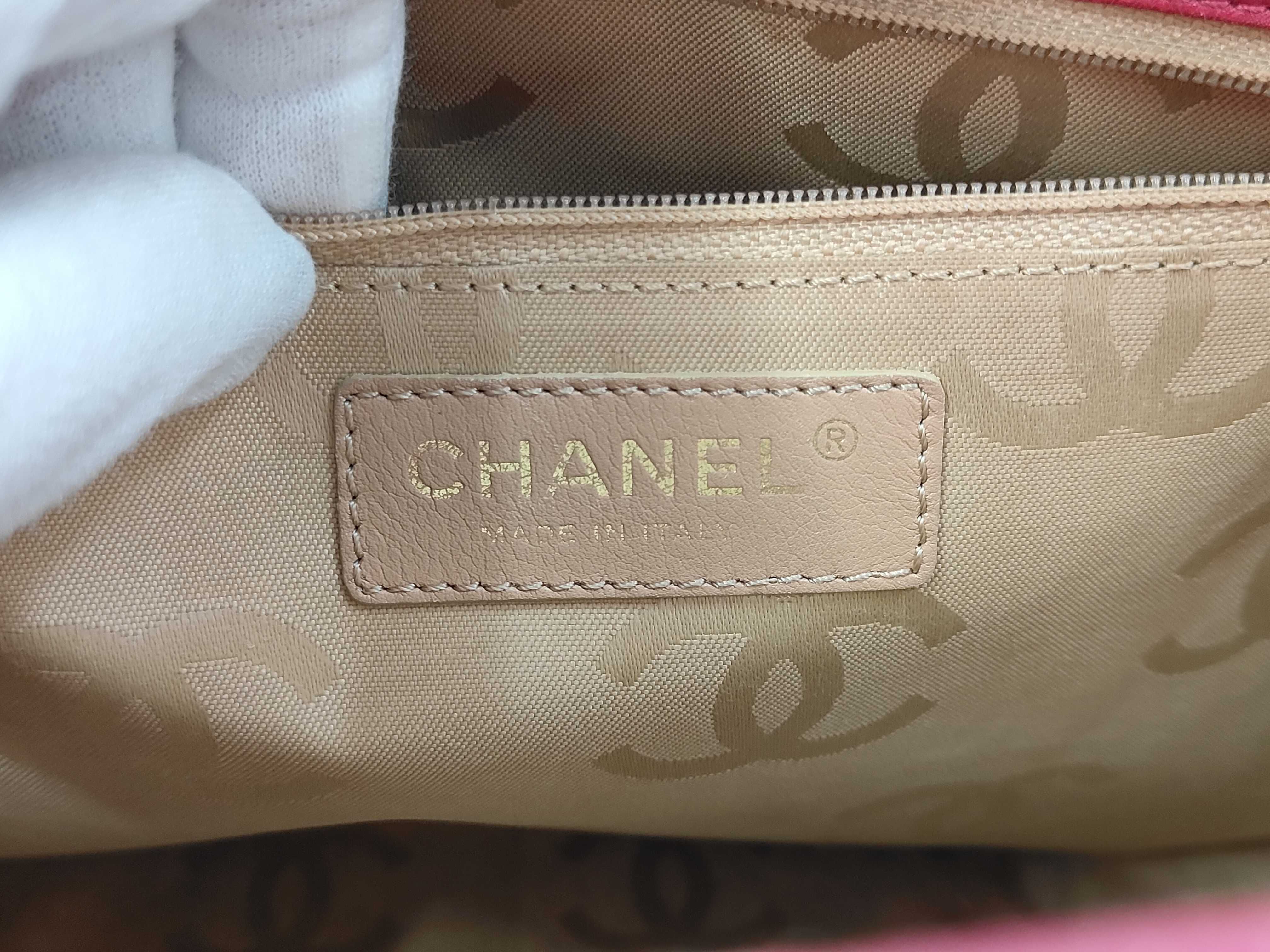 Triple Coco Handbag Tote Bag Lamb Pink Handbag — view 7