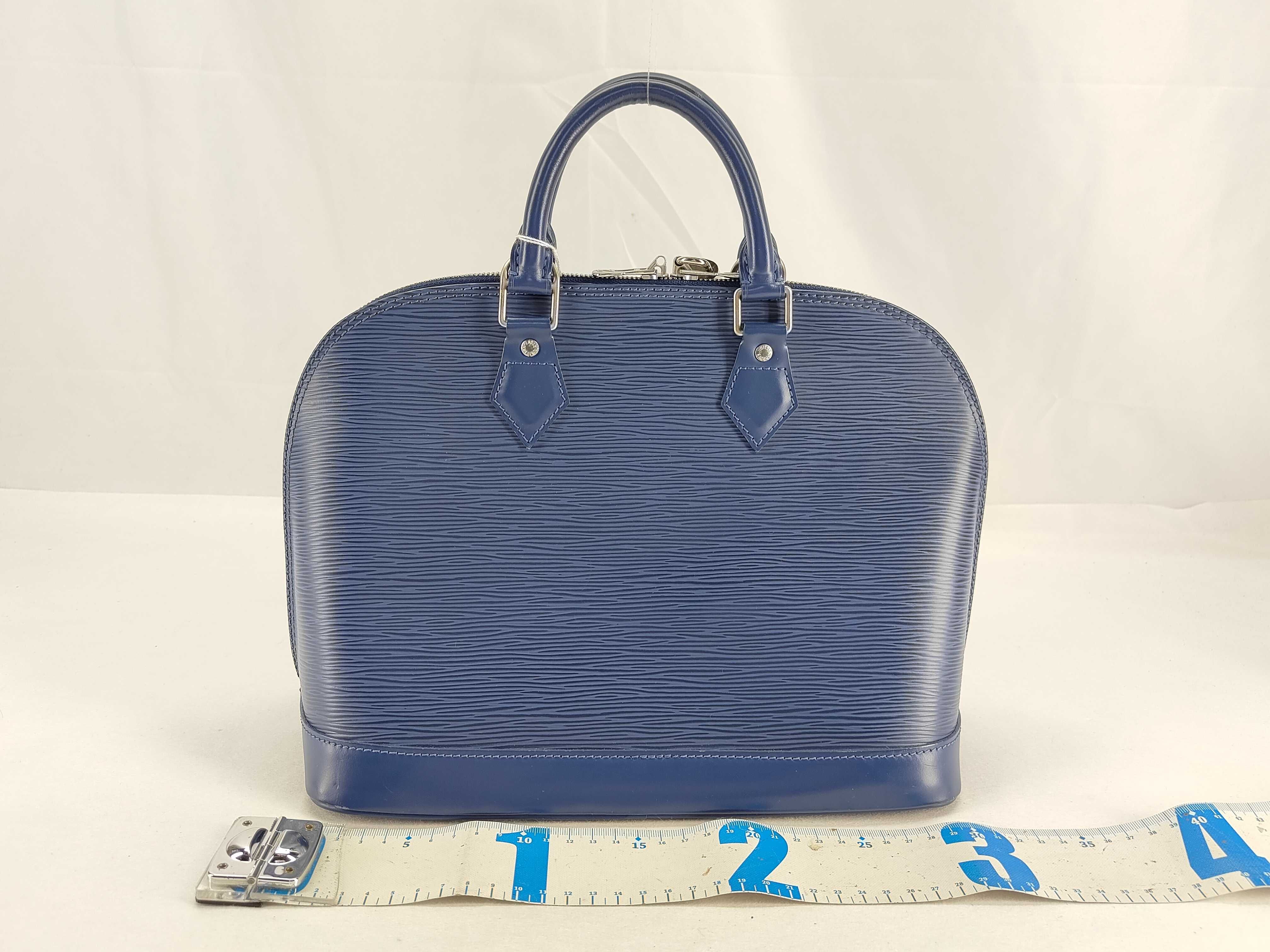 Epi FR- Alma Epi Blue Handbag — view 2