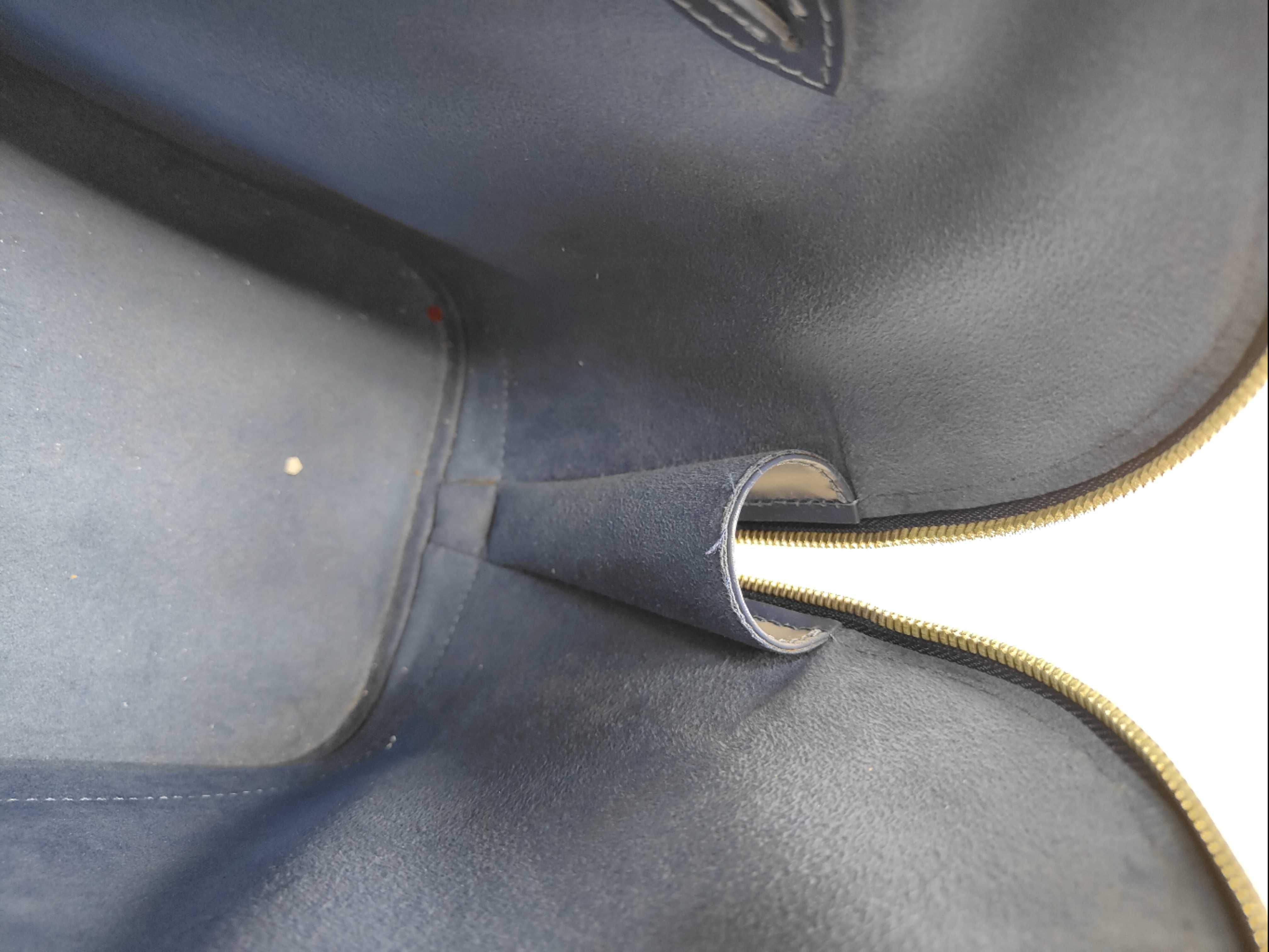 Epi FR- Alma Epi Blue Handbag — view 13