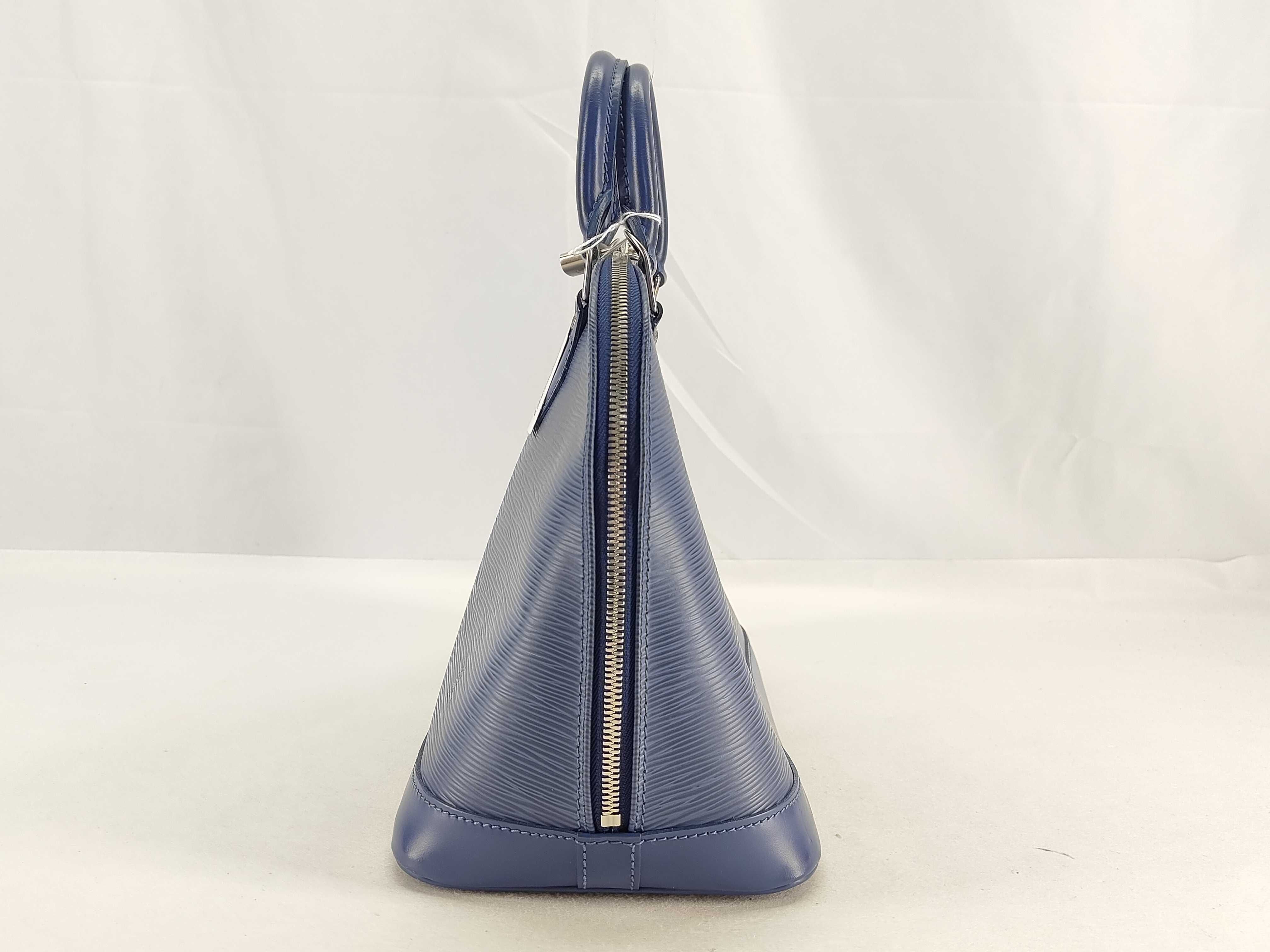 Epi FR- Alma Epi Blue Handbag — view 3