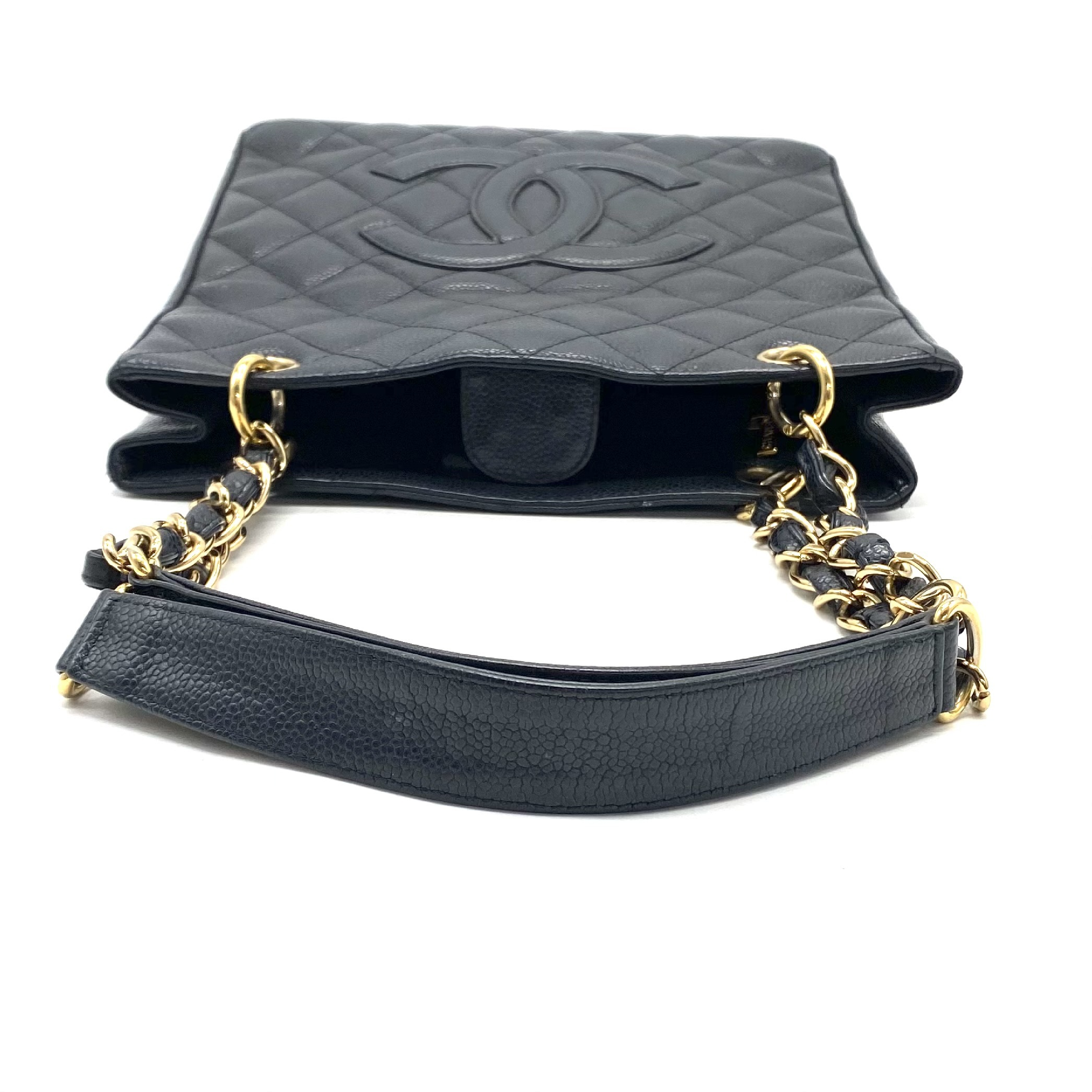 PST Caviar Skin Chain Tote Bag — view 6