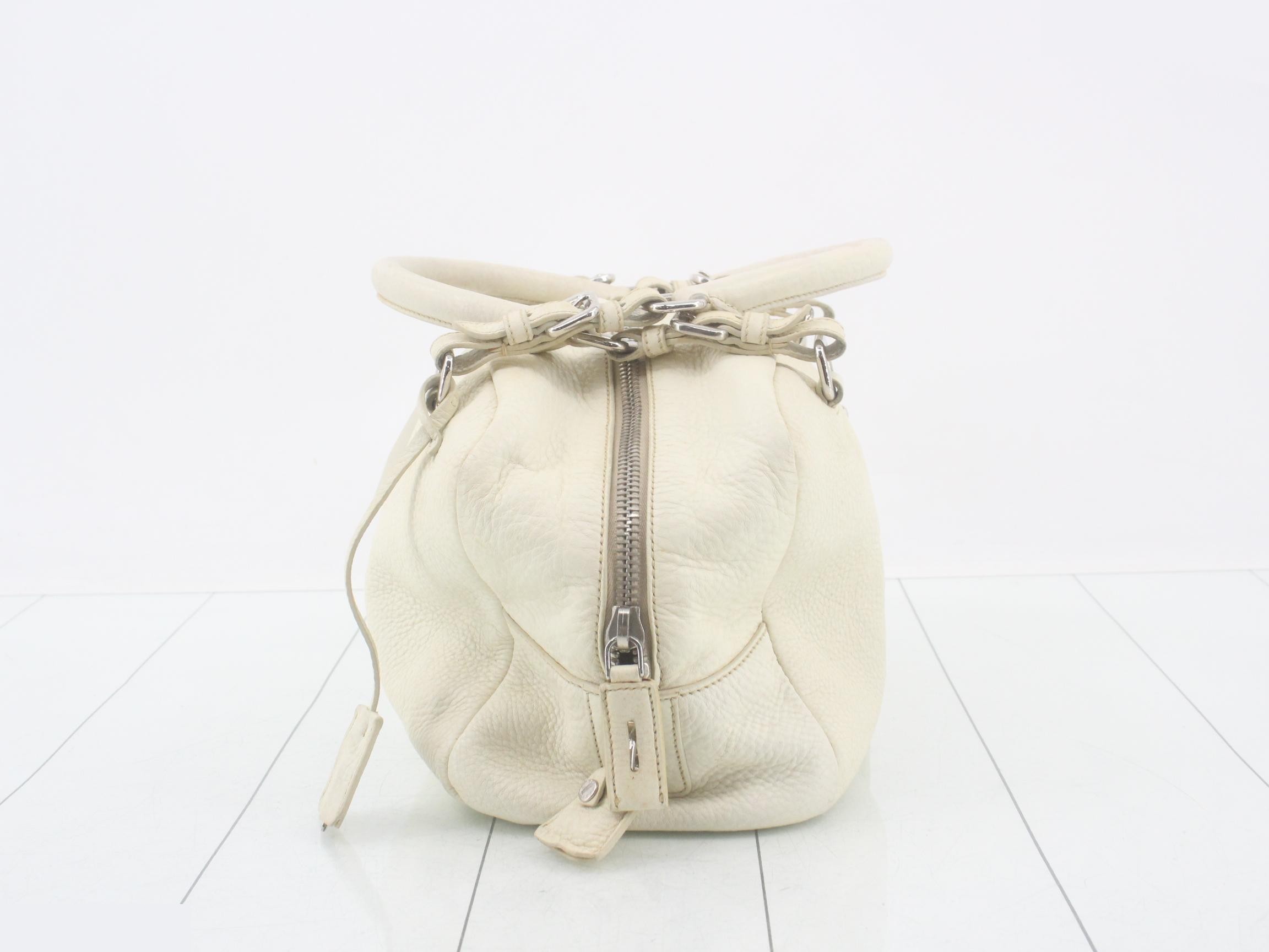 Leather semi-shoulder bag — view 4