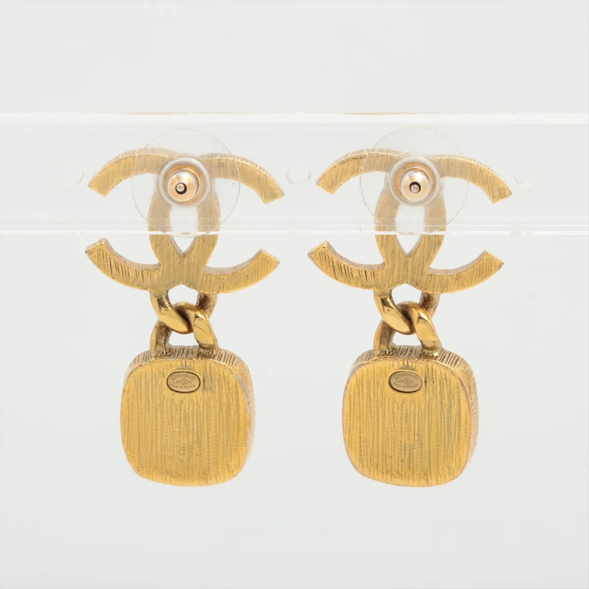 Cocomark L20K Earrings (for both ears) GP x Fake Pearl Gold — view 2