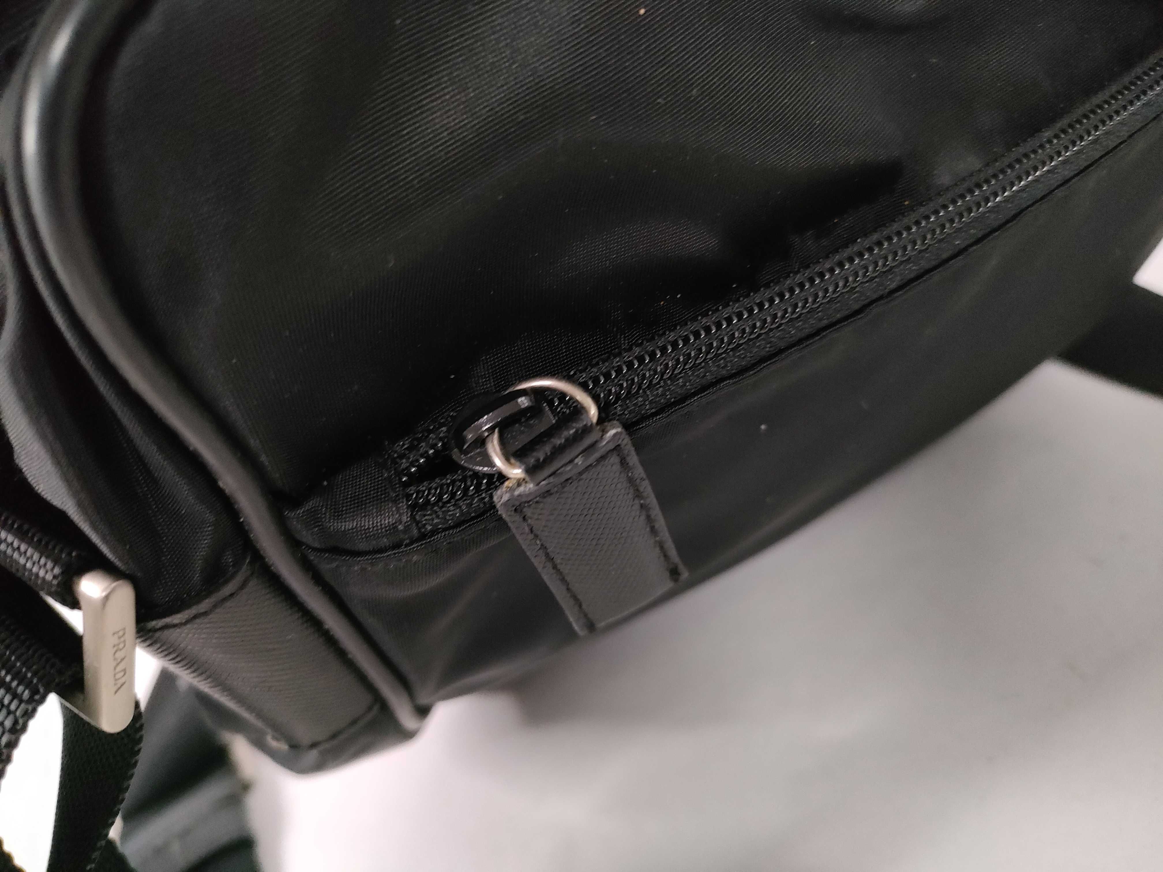 Nylon Black Nylon Shoulder Bag — view 15