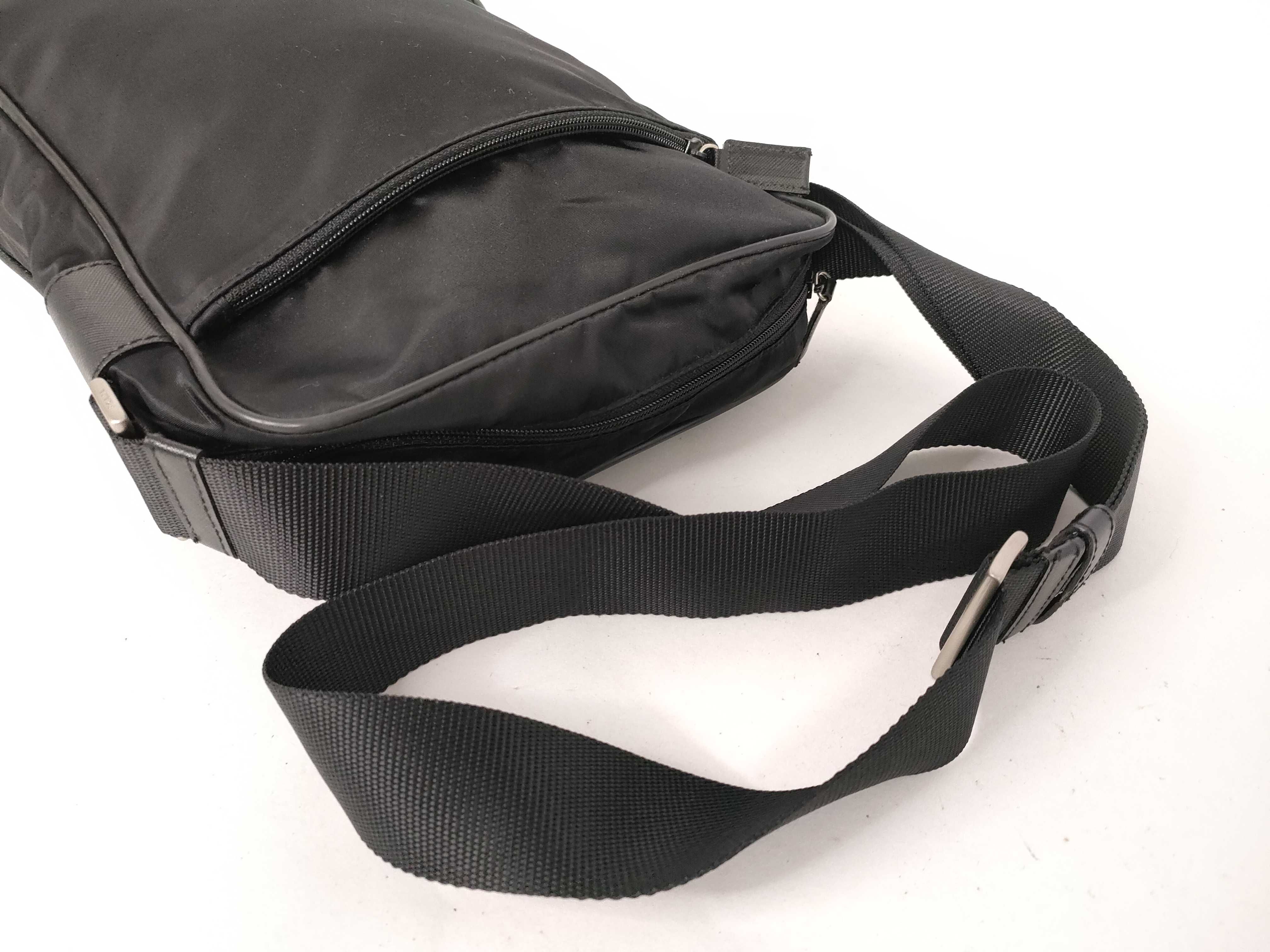 Nylon Black Nylon Shoulder Bag — view 3