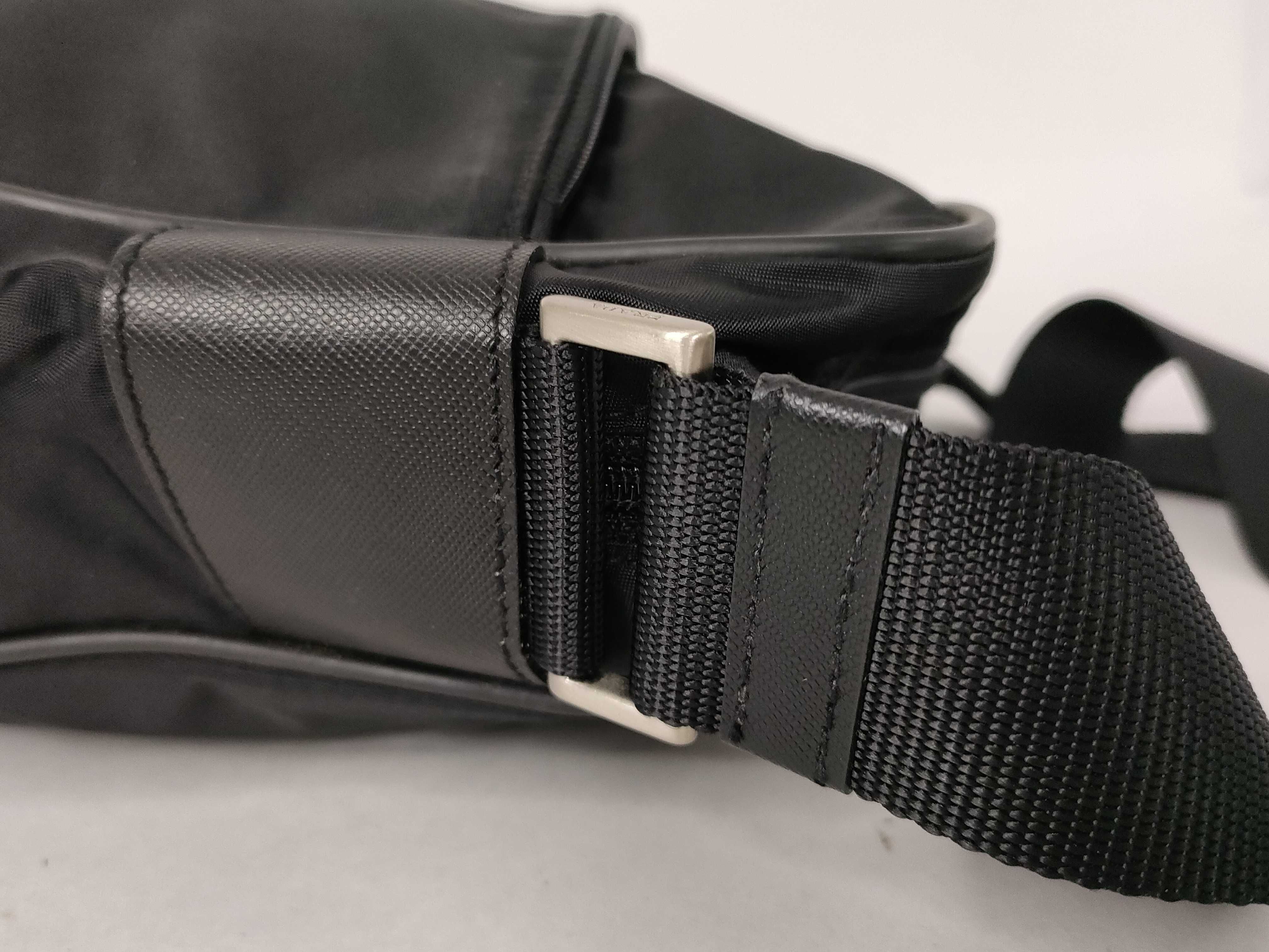 Nylon Black Nylon Shoulder Bag — view 5