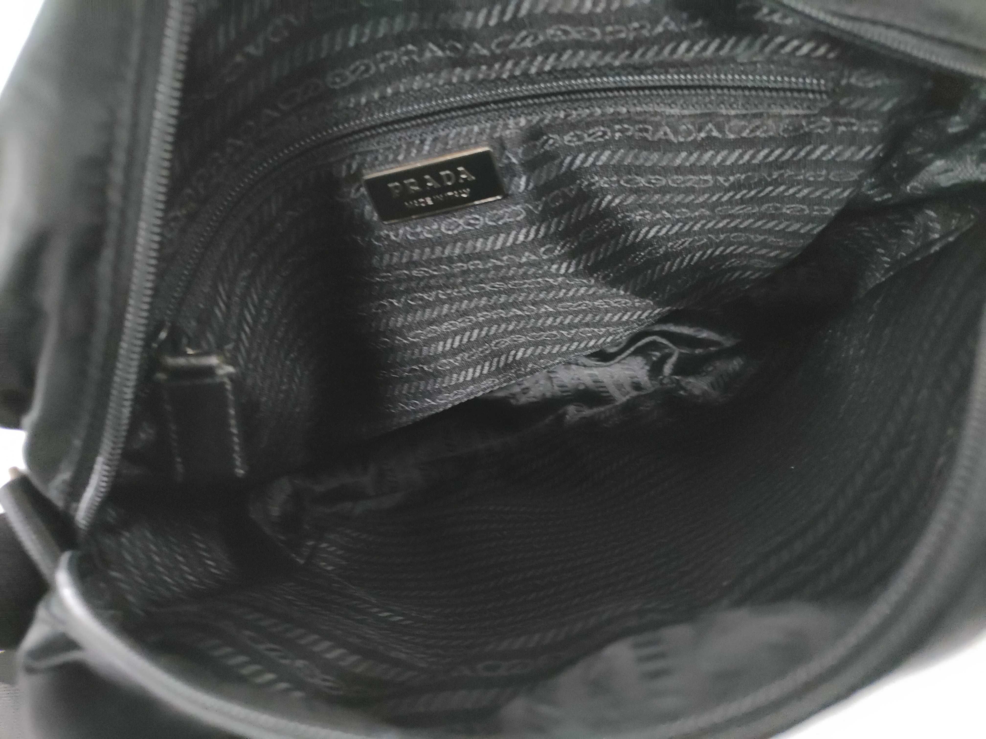 Nylon Black Nylon Shoulder Bag — view 9