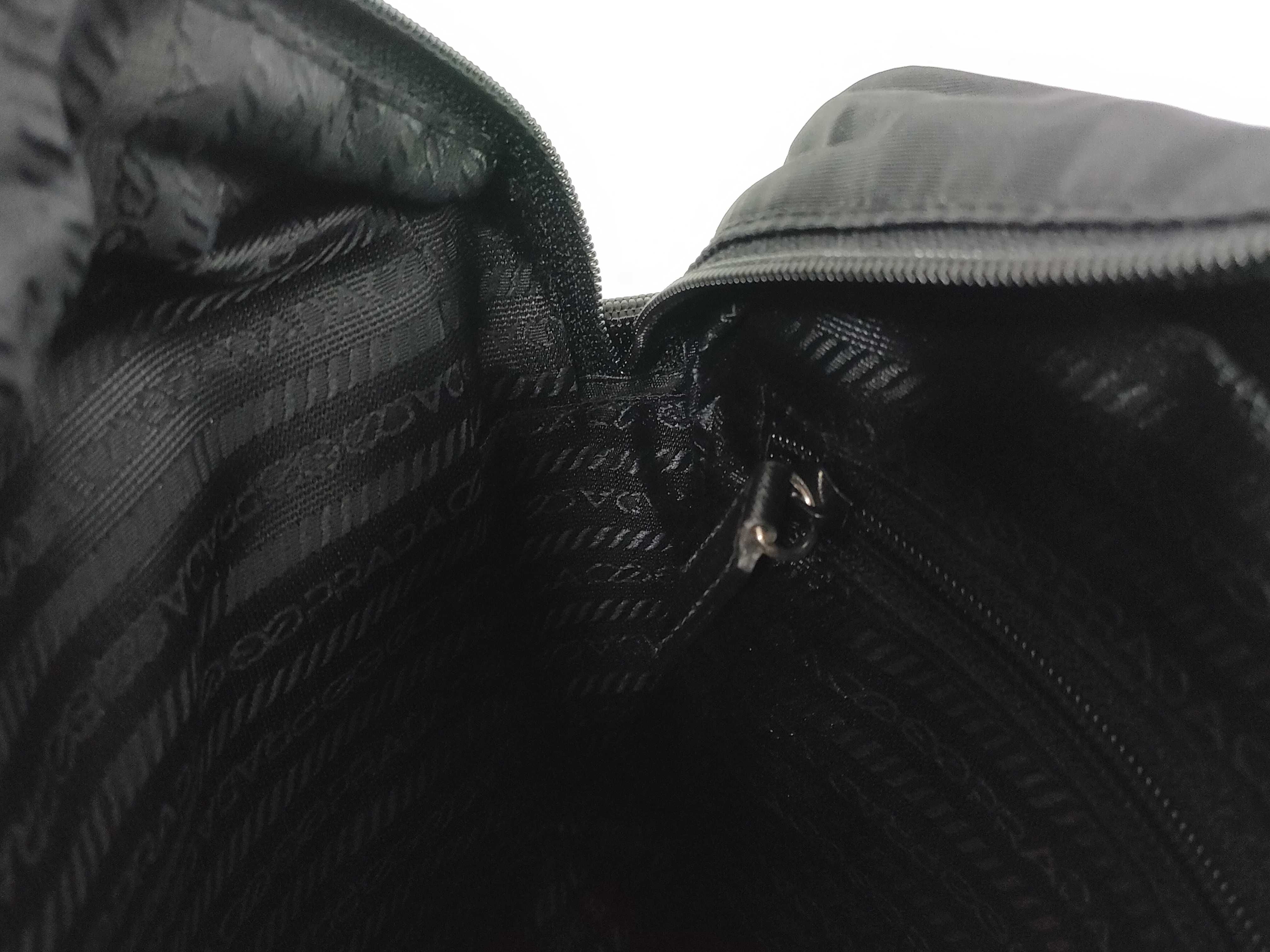 Nylon Black Nylon Shoulder Bag — view 10