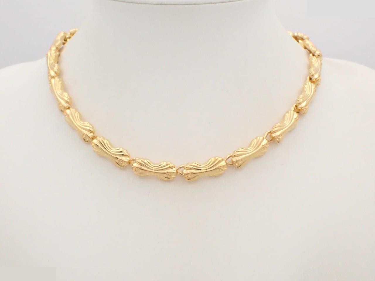 Logo long necklace, chain approximately 45cm — view 3