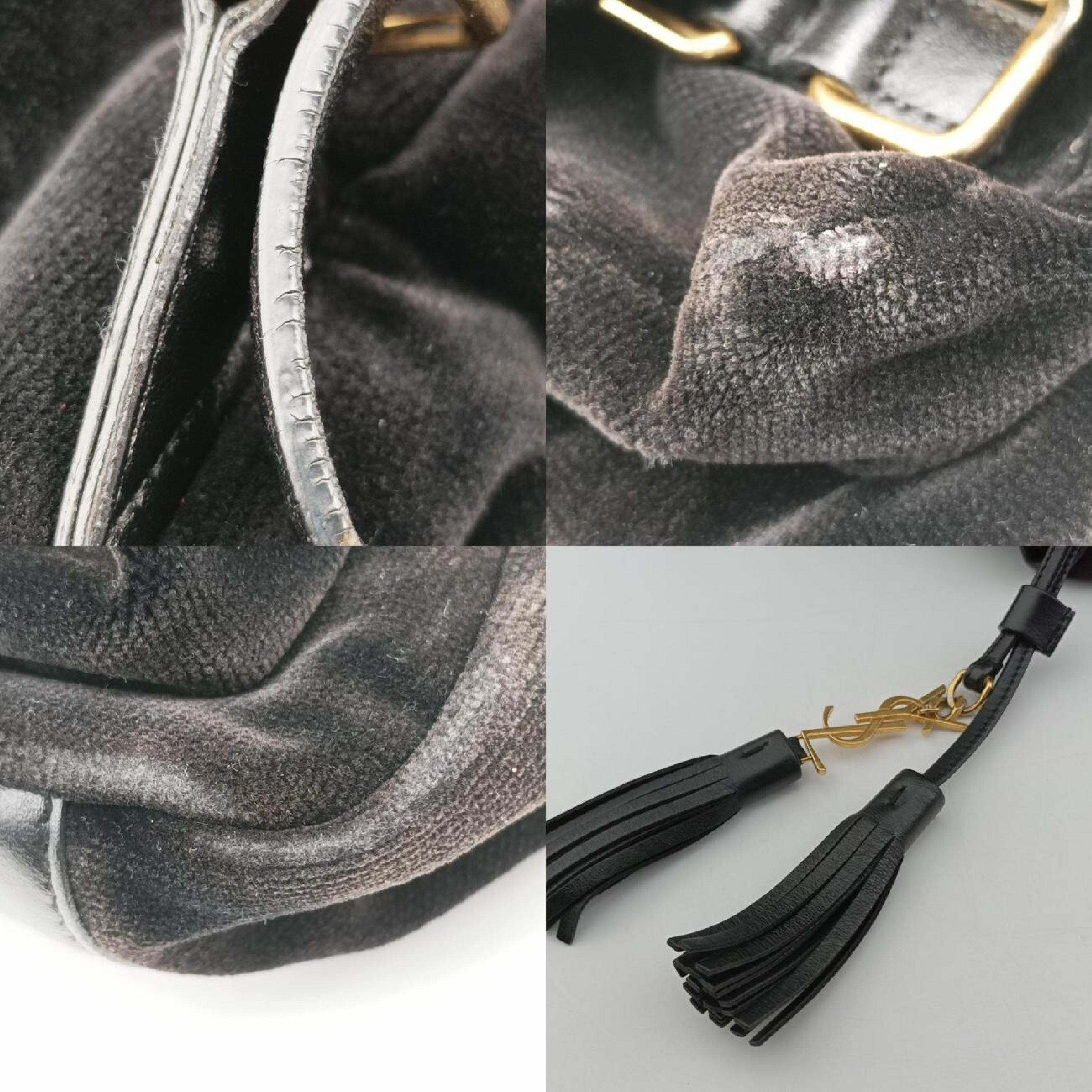 Festival Fringe Backpack, Black Velour, 421943 GNR421943.0416 (Rucksack) — view 11