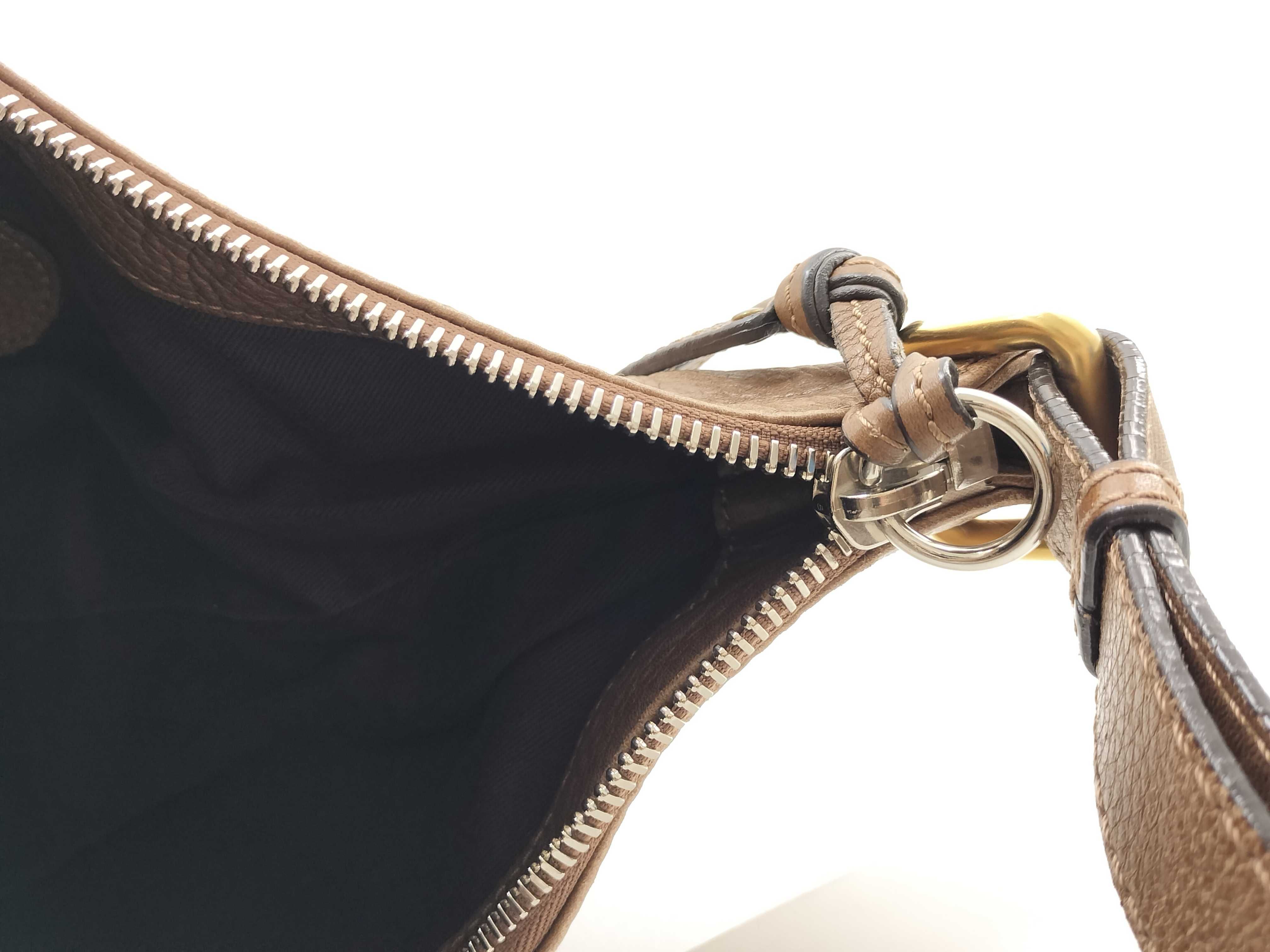 paddington padlock key one shoulder brown shoulder bag — view 11