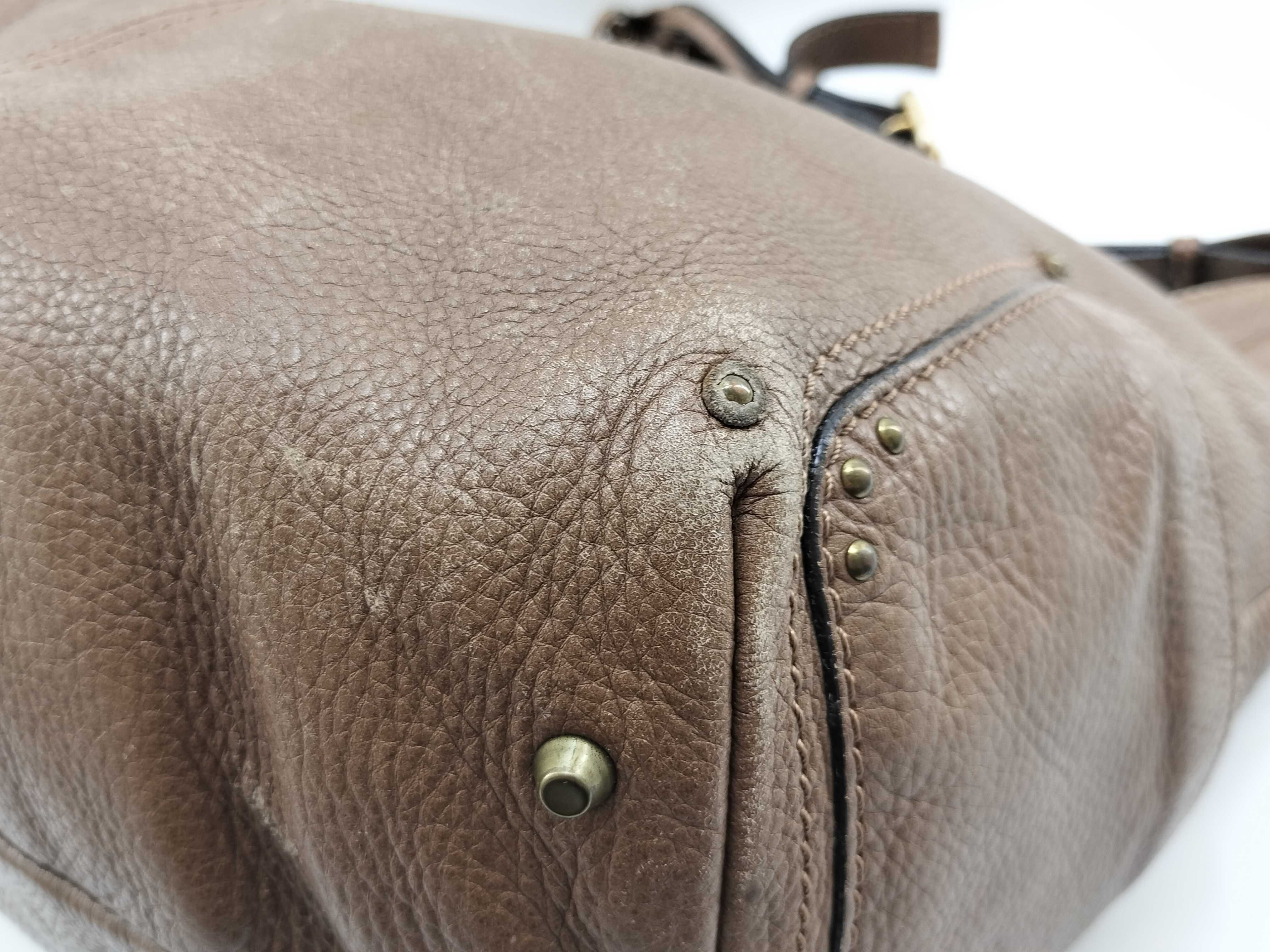 paddington padlock key one shoulder brown shoulder bag — view 4