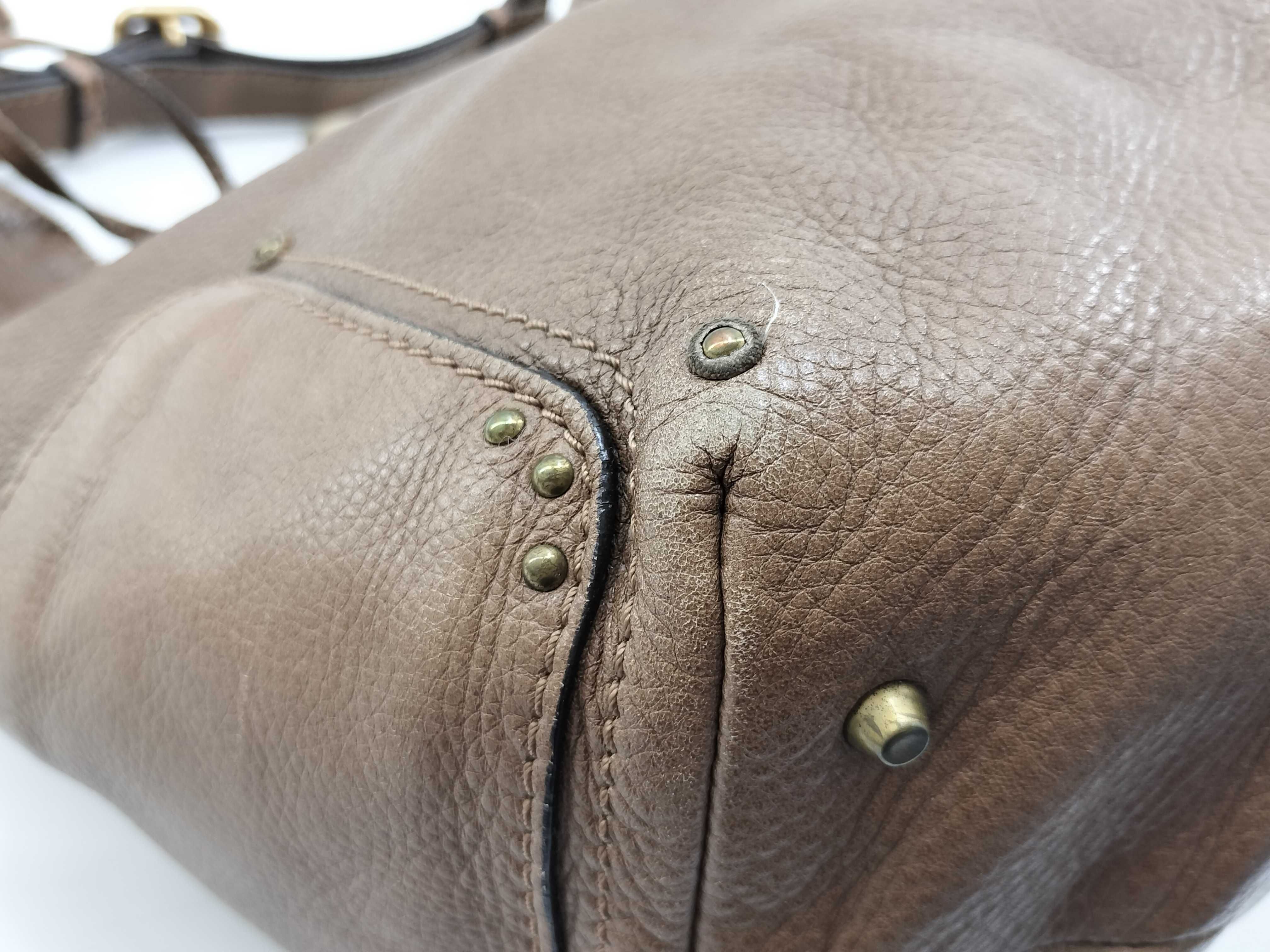 paddington padlock key one shoulder brown shoulder bag — view 5