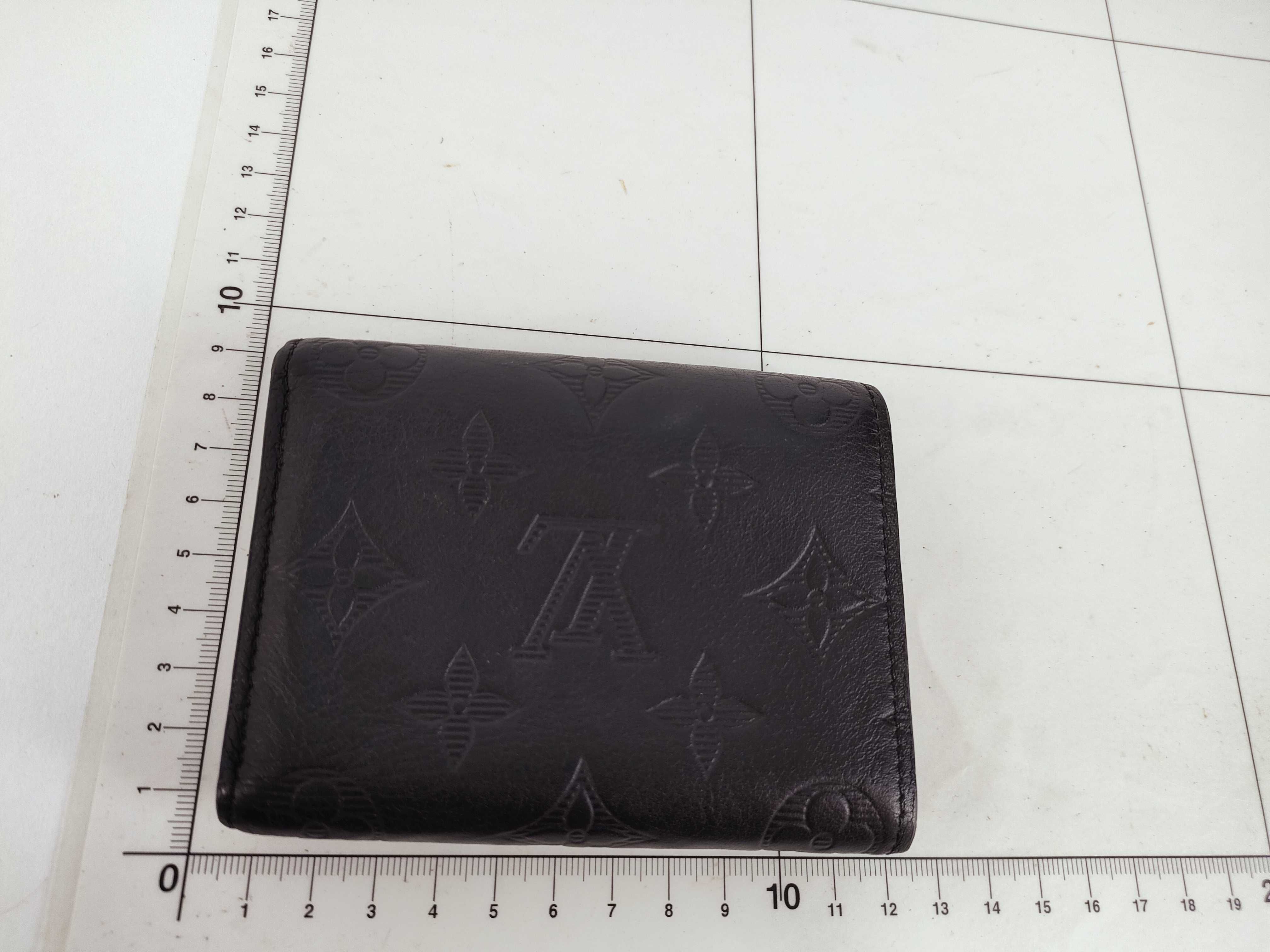 Monogram Louis Vuitton Monogram Shadow Victor Wallet Black Compact Wallet M12635 IC Wallet — view 2