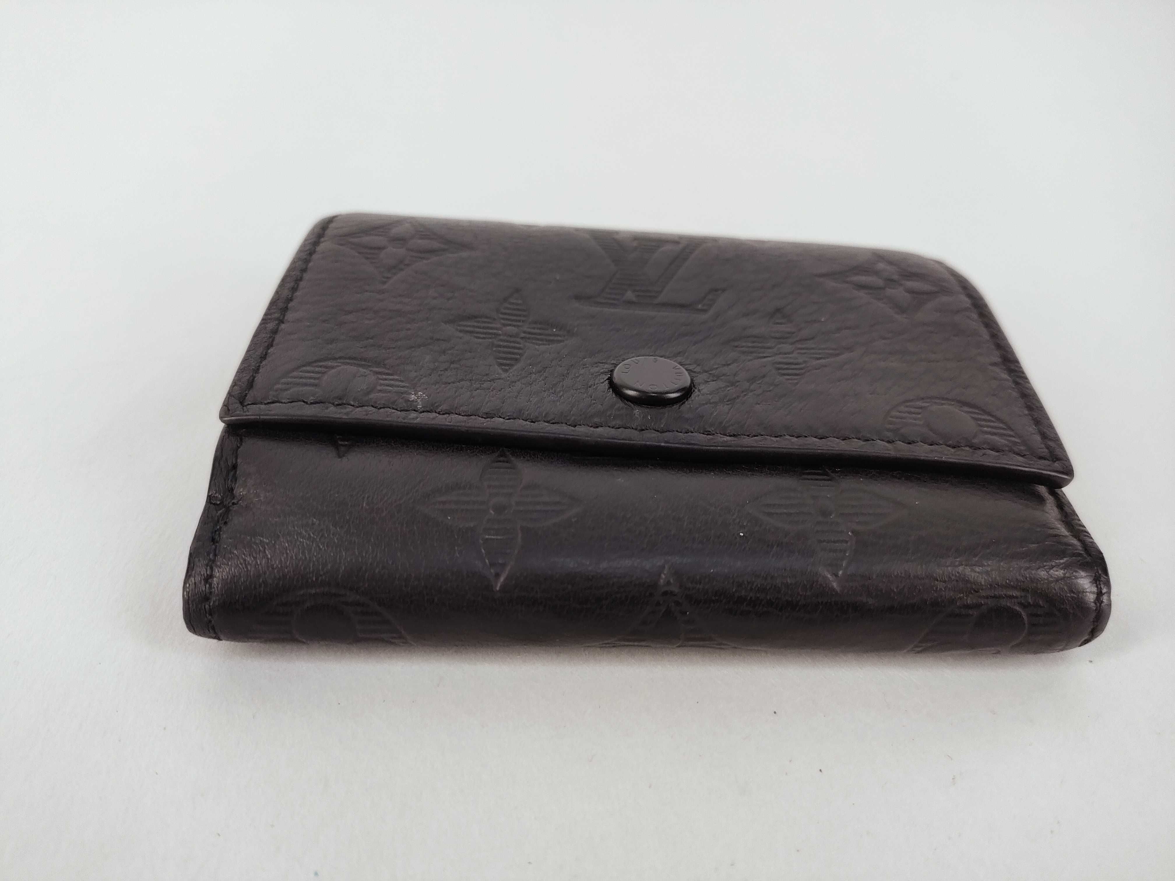 Monogram Louis Vuitton Monogram Shadow Victor Wallet Black Compact Wallet M12635 IC Wallet — view 5
