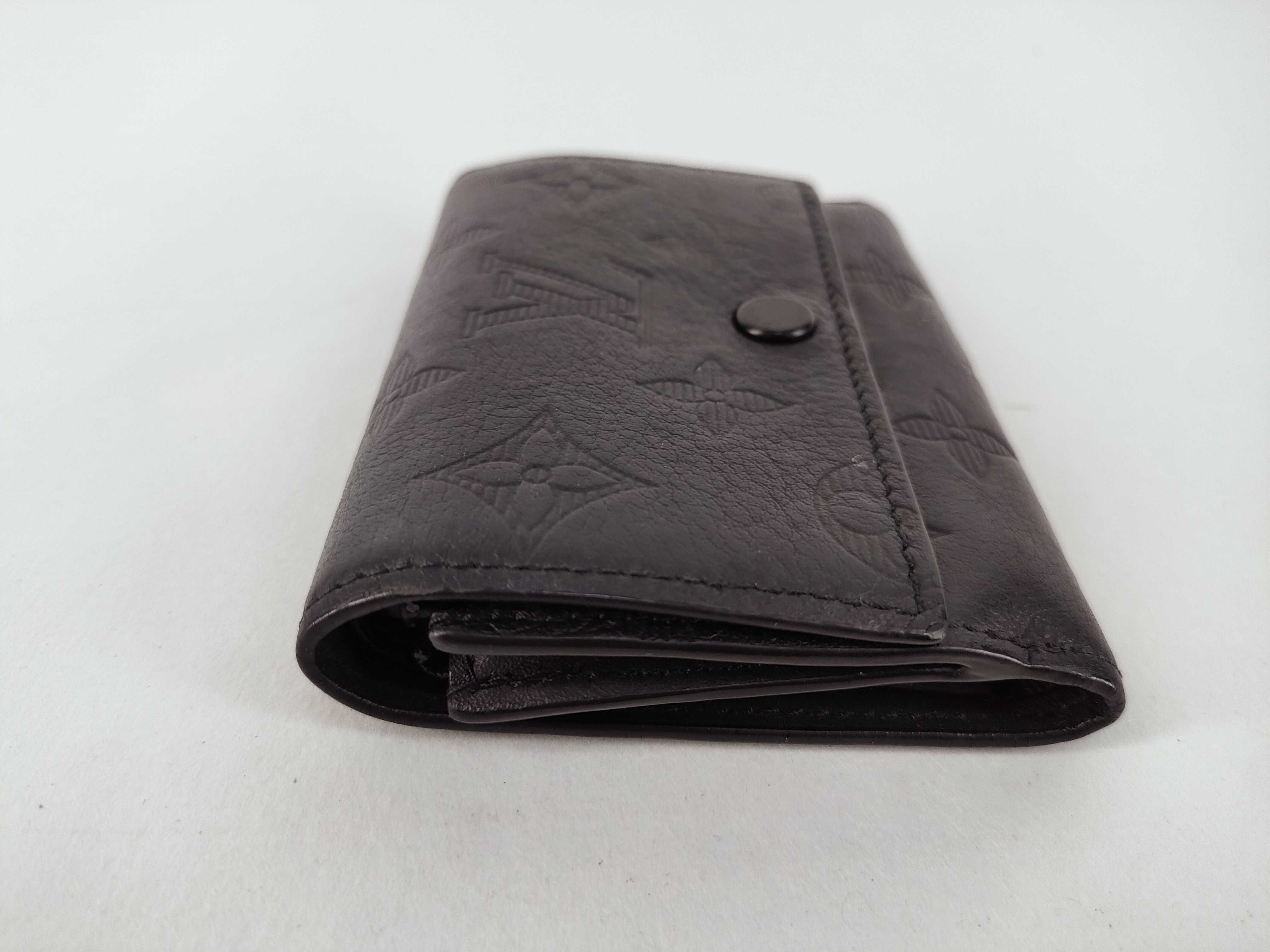 Monogram Louis Vuitton Monogram Shadow Victor Wallet Black Compact Wallet M12635 IC Wallet — view 6