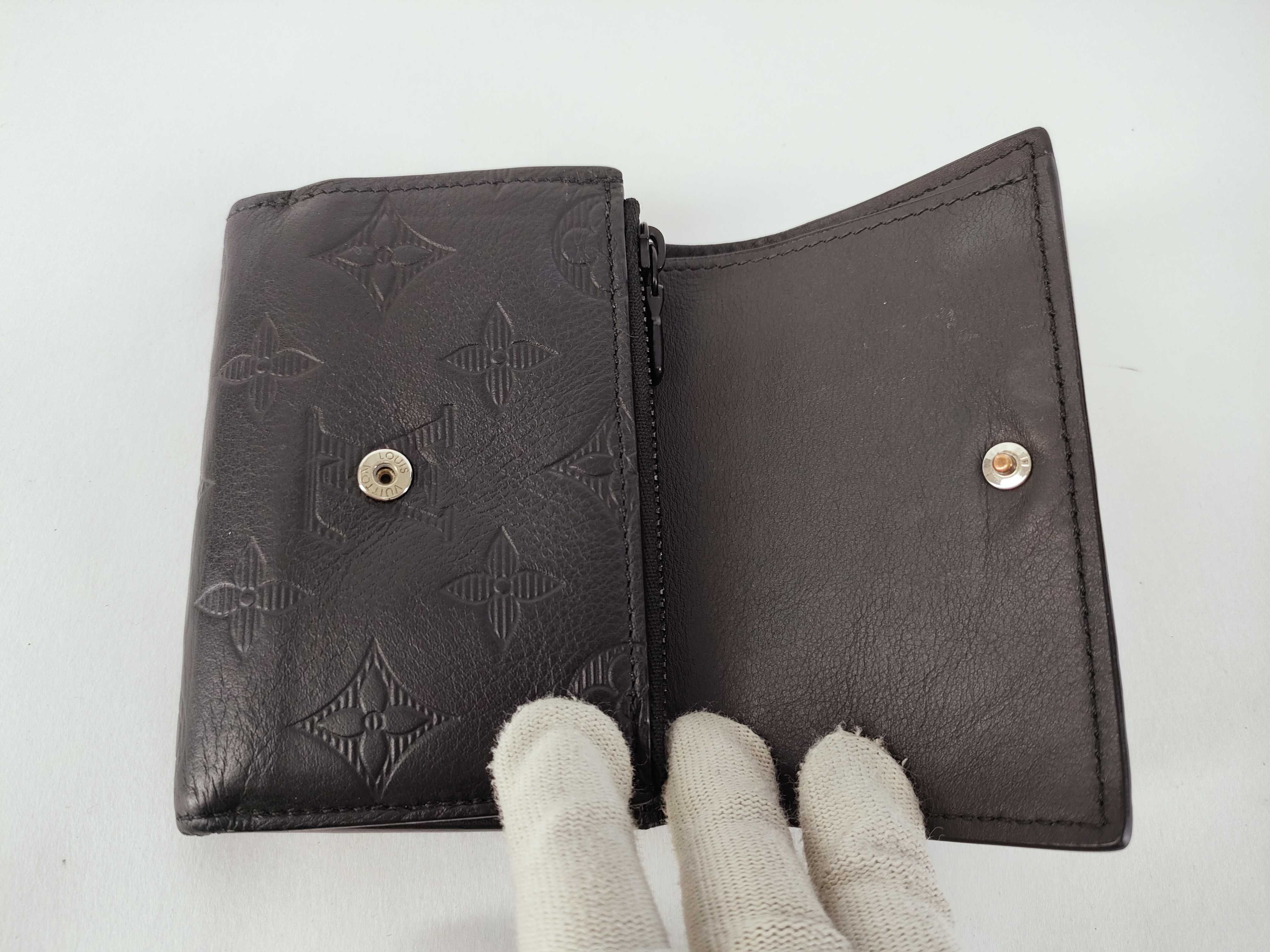 Monogram Louis Vuitton Monogram Shadow Victor Wallet Black Compact Wallet M12635 IC Wallet — view 9