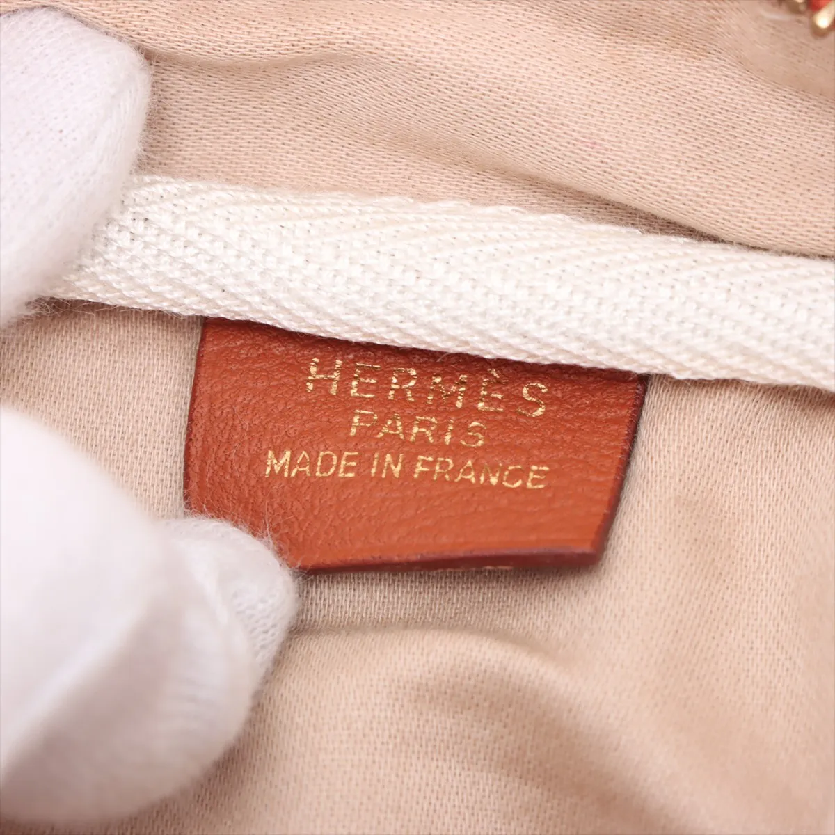 Plume 55, Taurillon Clemence leather, Brick color, Gold hardware, D: 2000 — view 8