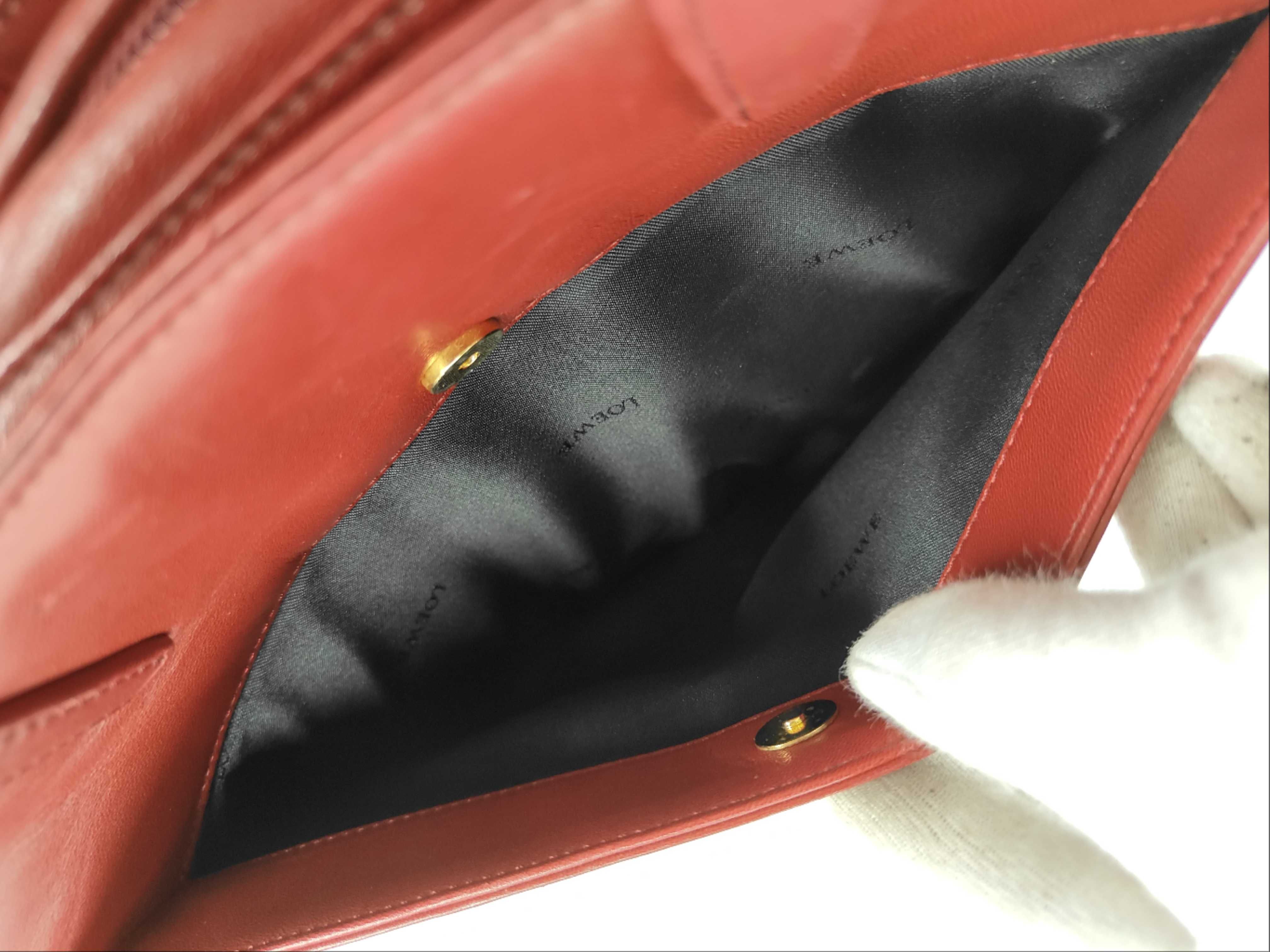 Toledo Anagram 2WAY Leather Tote Bag Red Tote Bag — view 13